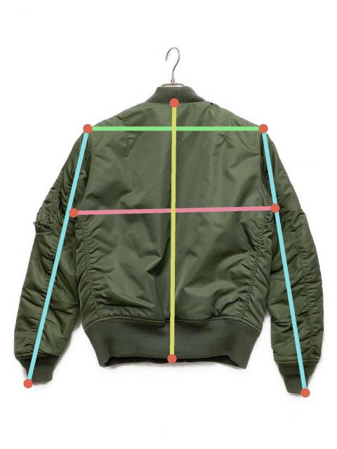 中古・古着通販】AVIREX (アヴィレックス) MA-1ジャケット グリーン