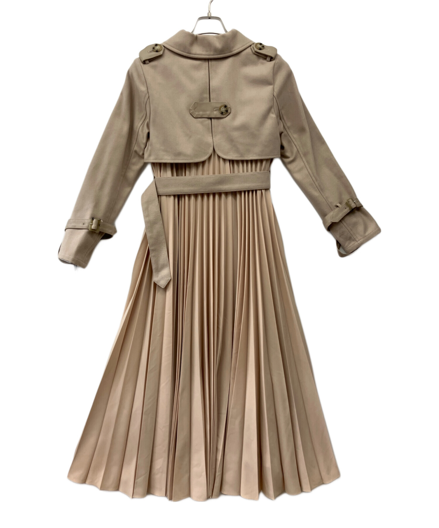 【タグ付き未使用】2.3万円 eimy istoire プリーツトレンチコート eimy istoire - プリーツトレンチコートの通販 by shop｜エイミー