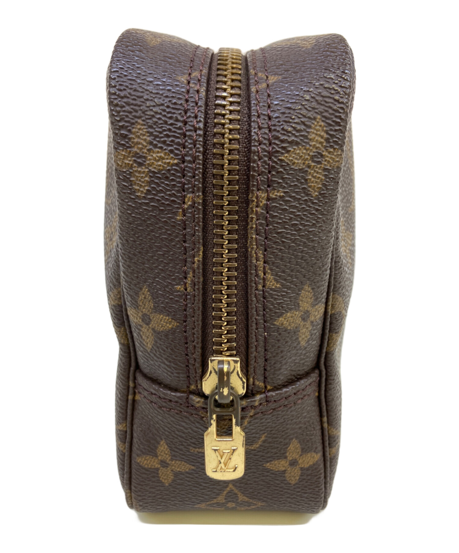 Louis Vuitton ブラウン ポーチ 中古・古着通販】LOUIS VUITTON (ルイ ヴィトン) コスメポーチ