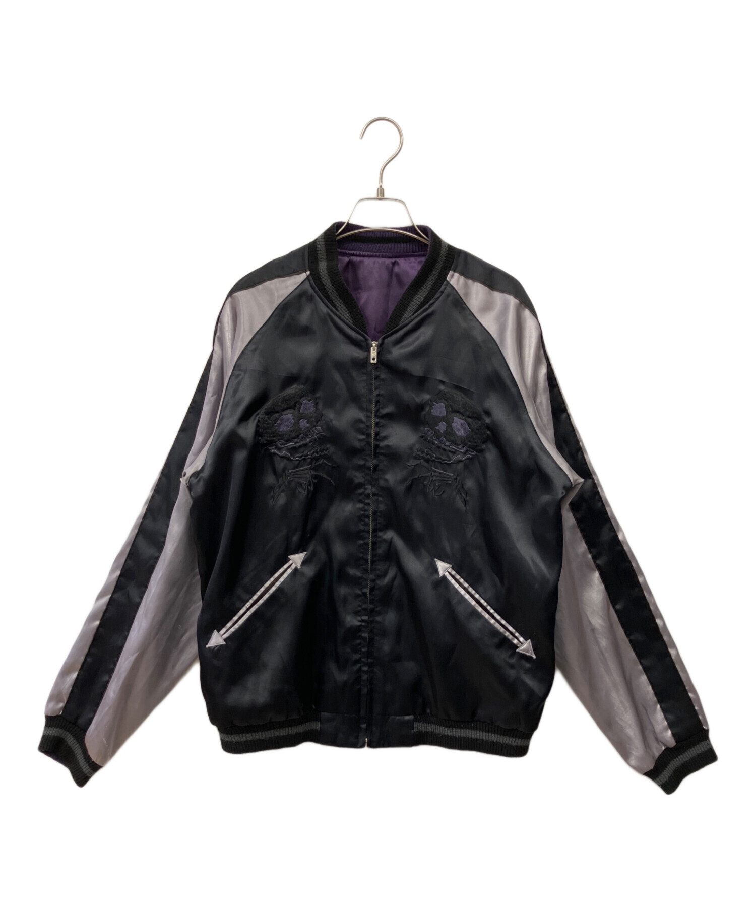 ビームス　リバーシブル　スカジャン 中古・古着通販】BEAMS (ビームス) リバーシブルスカジャン ブラック