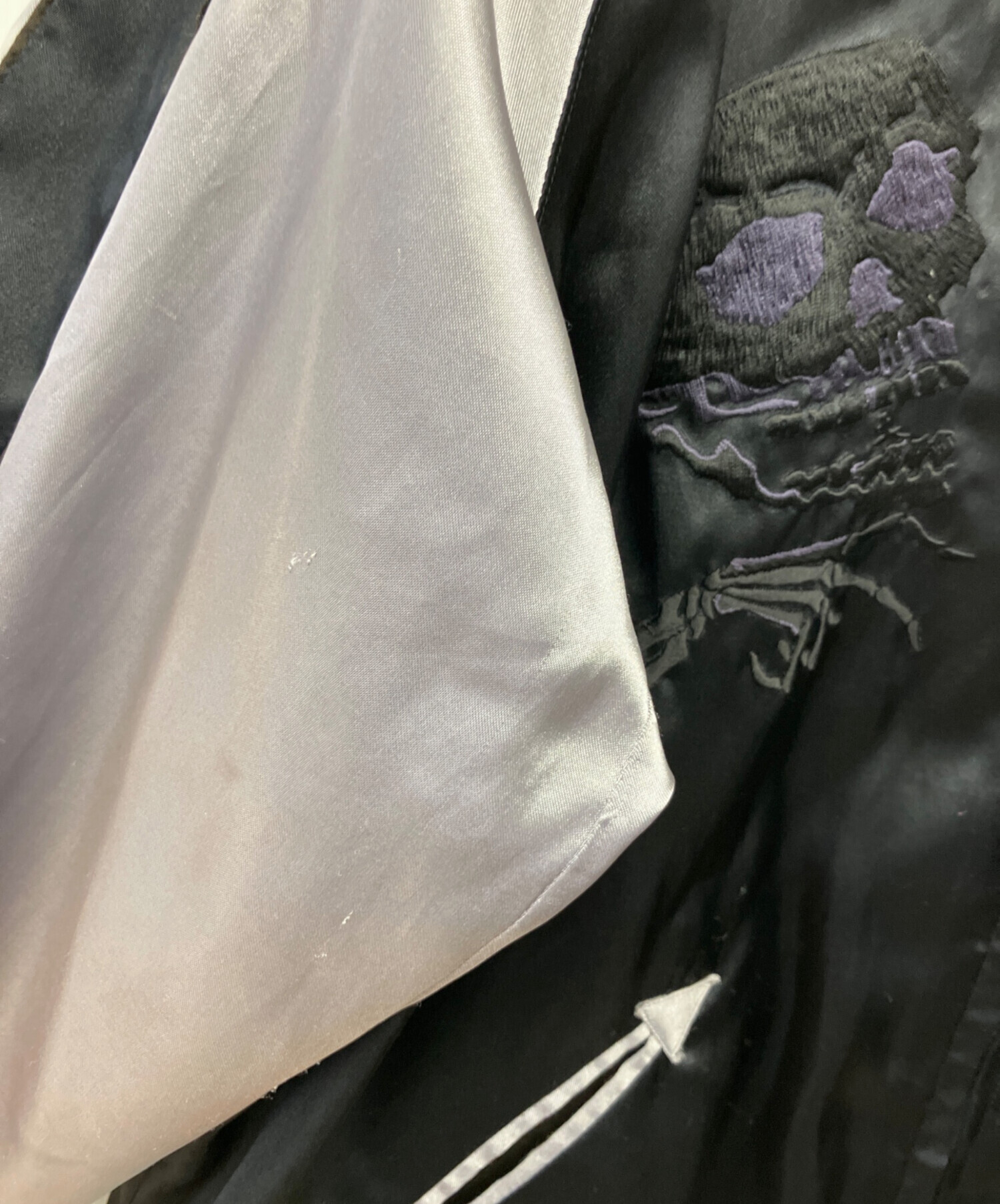 中古・古着通販】BEAMS (ビームス) リバーシブルスカジャン ブラック