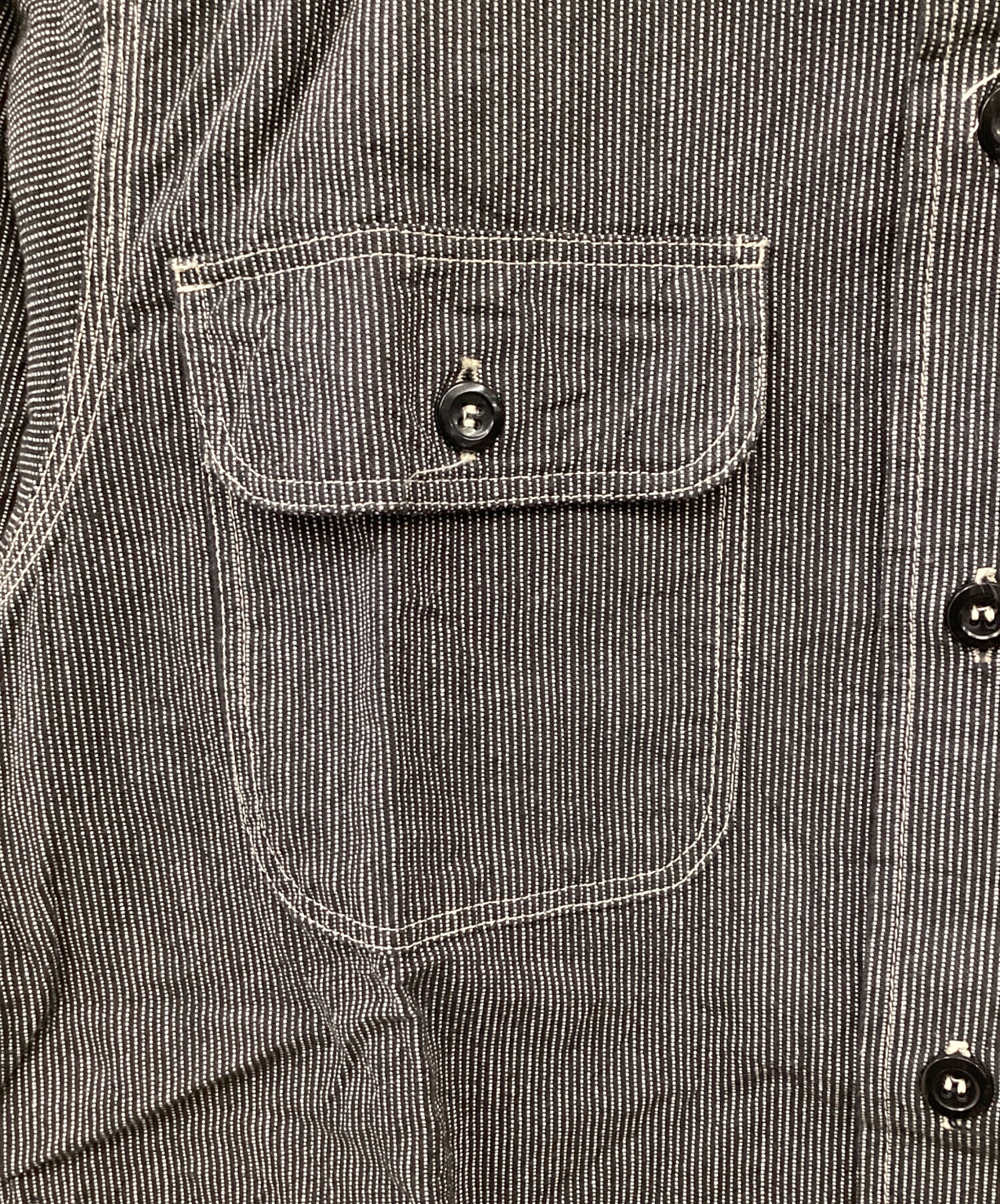 中古・古着通販】SUGAR CANE (シュガーケーン) ヒッコリーワークシャツ