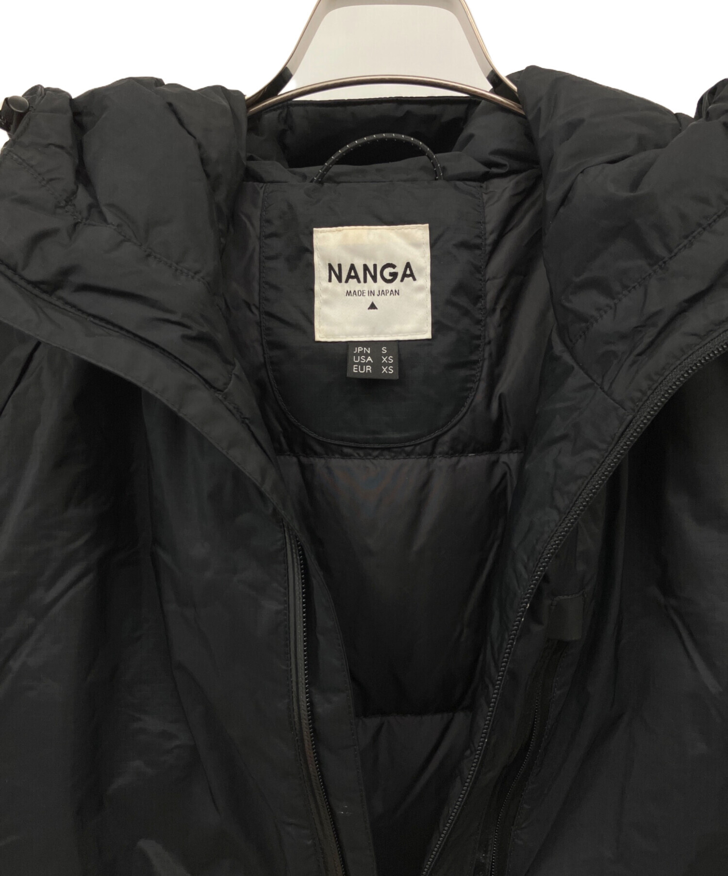中古・古着通販】NANGA (ナンガ) ダウンジャケット ブラック サイズ:S 