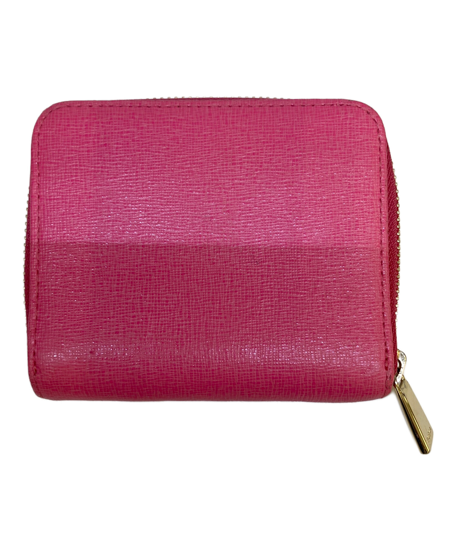 中古・古着通販】FURLA (フルラ) ラウンドファスナー財布 ピンク