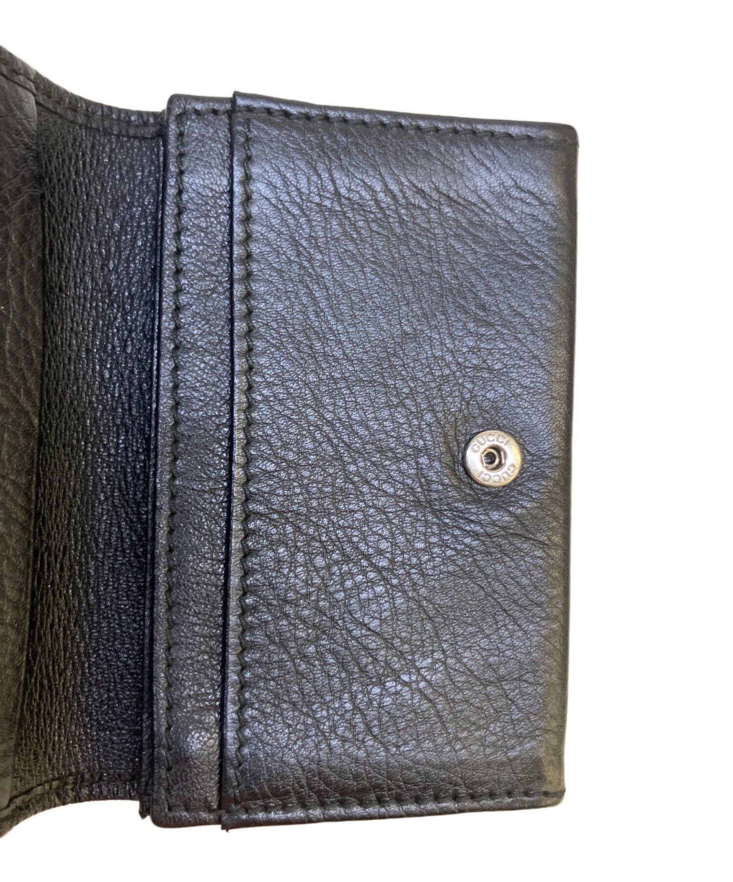 【未使用】名刺入れ(Gucci) ダブルG カードケース ・ブラック レザー | GUCCI公式