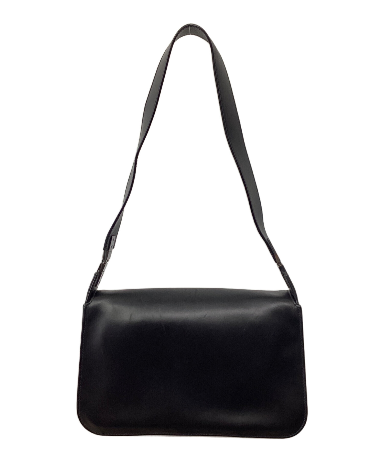 中古・古着通販】GUCCI (グッチ) ワンショルダーバッグ ブラック