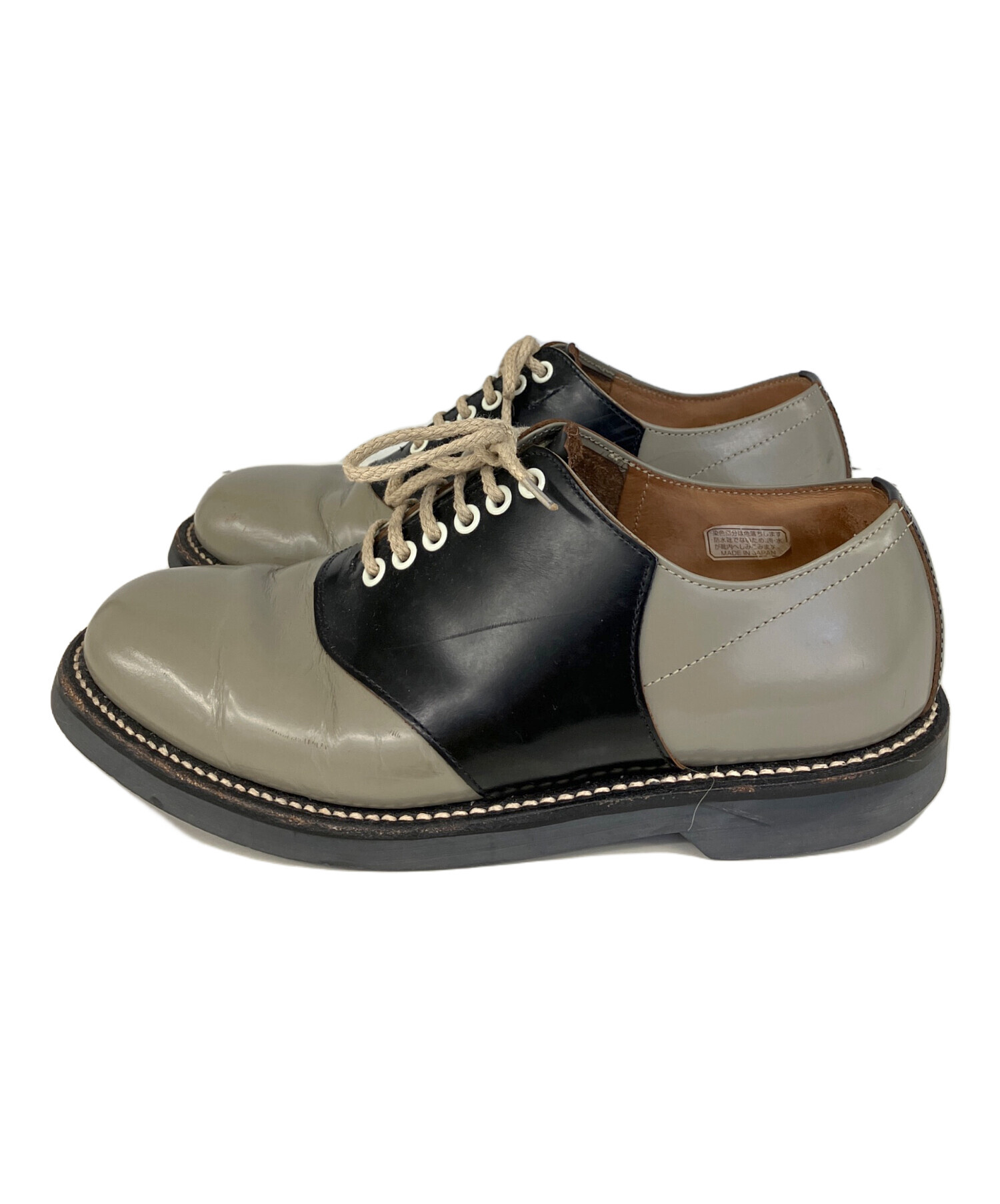 中古・古着通販】REGAL (リーガル) サドルシューズ グレー×ブラック