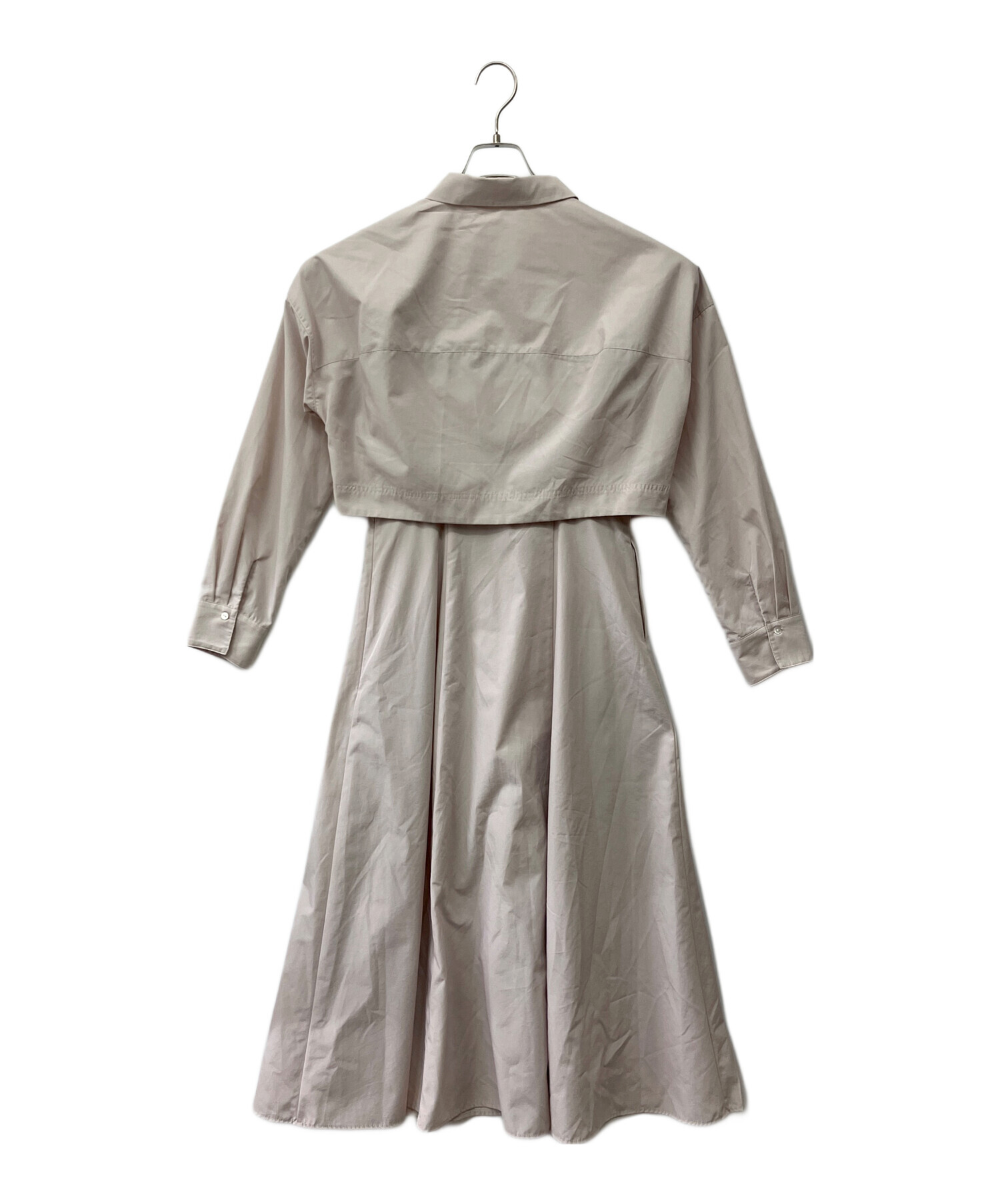 中古・古着通販】HER LIP TO (ハーリップトゥ) Draped Shirt Dress Set