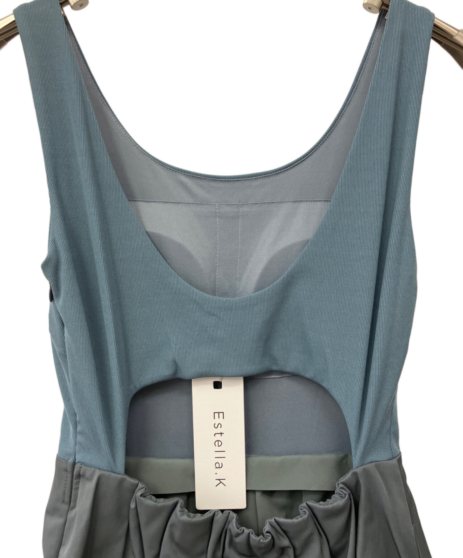 中古・古着通販】Estella.K (エステラケー) 長袖ワンピース ブルー