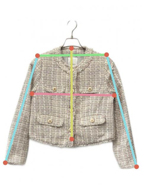 中古・古着通販】Her lip to (ハーリップトゥ) Grace Tweed Jacket