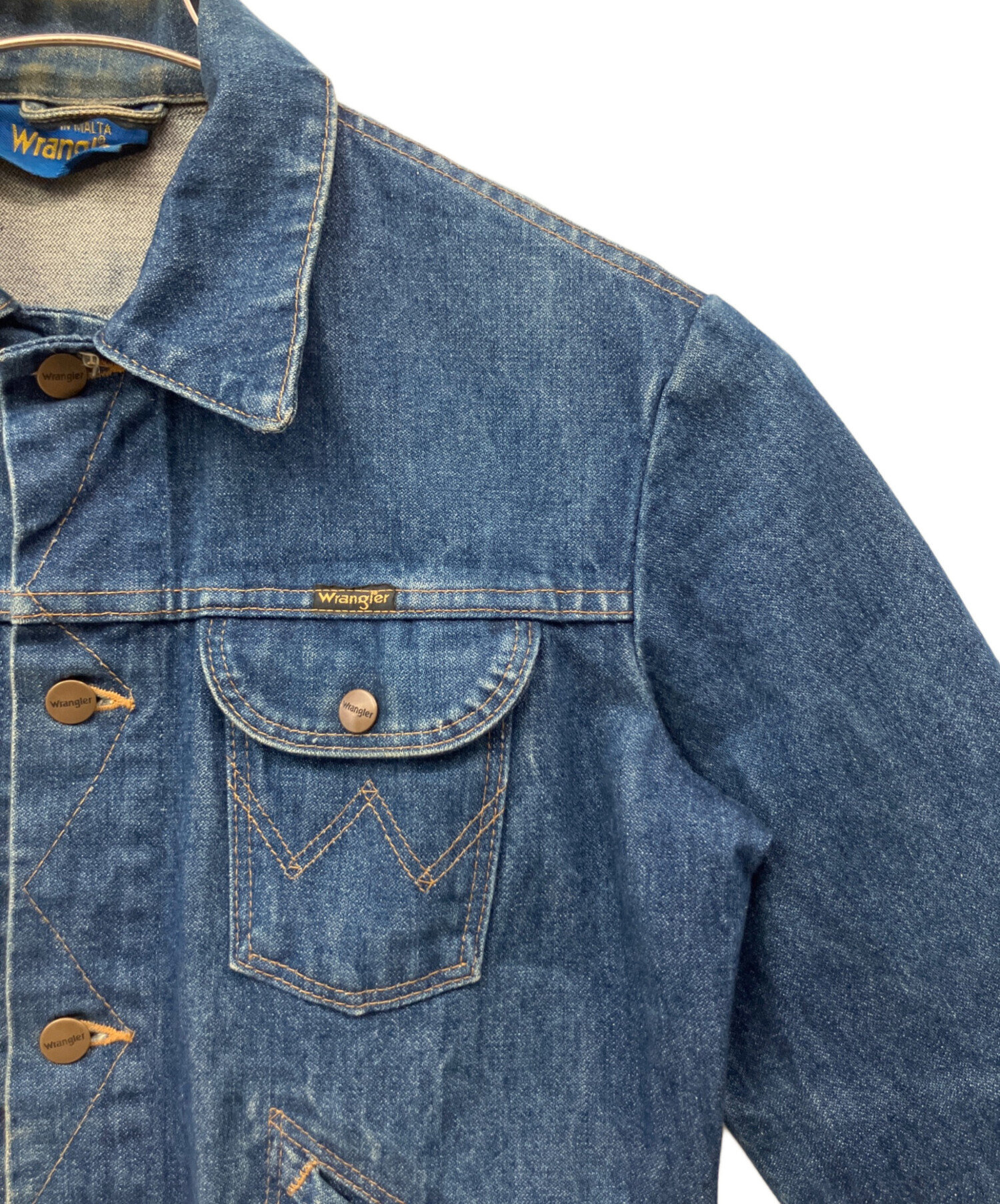 中古・古着通販】Wrangler (ラングラー) デニムジャケット インディゴ