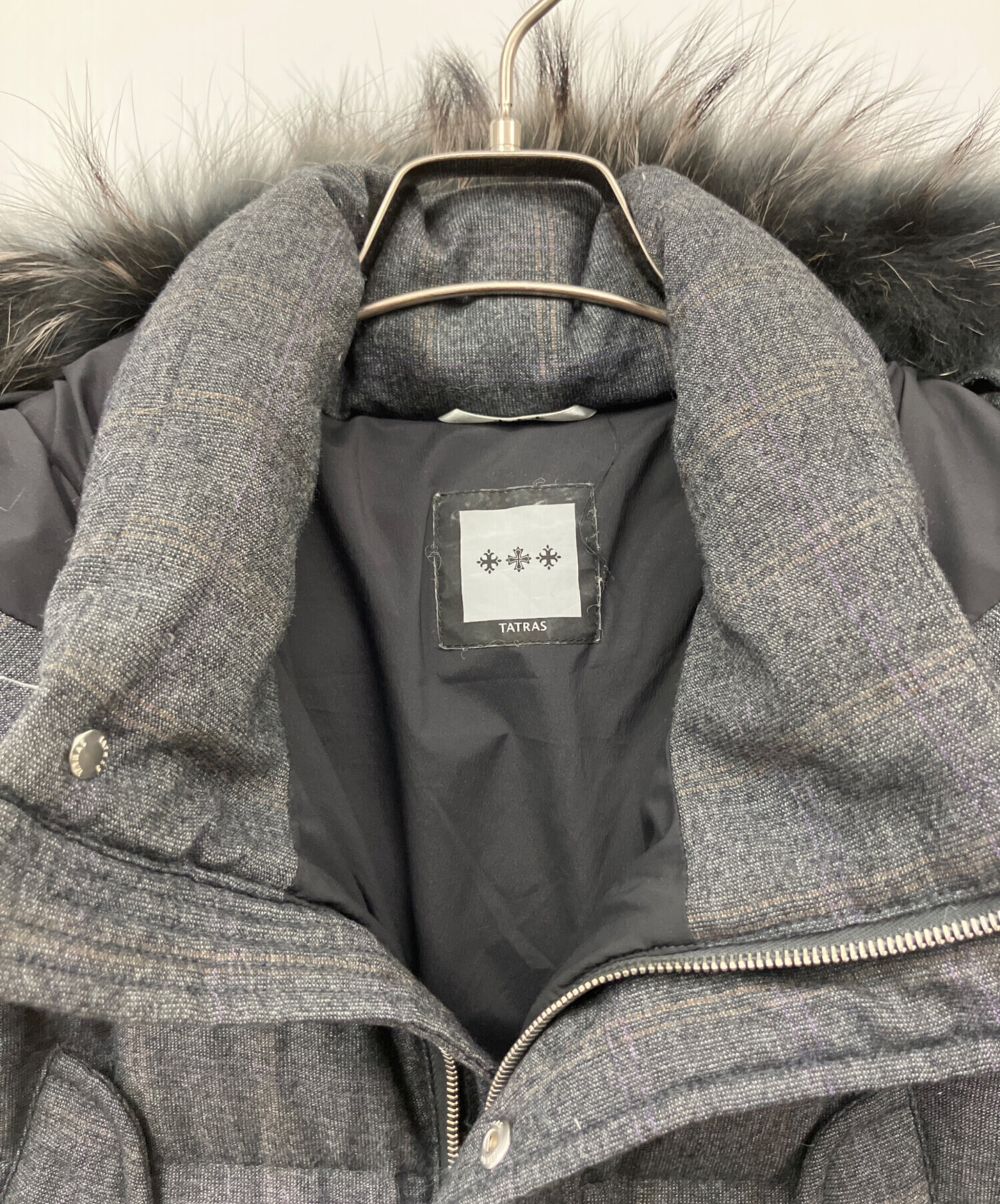 中古・古着通販】TATRAS (タトラス) ダウンコート グレー サイズ:2