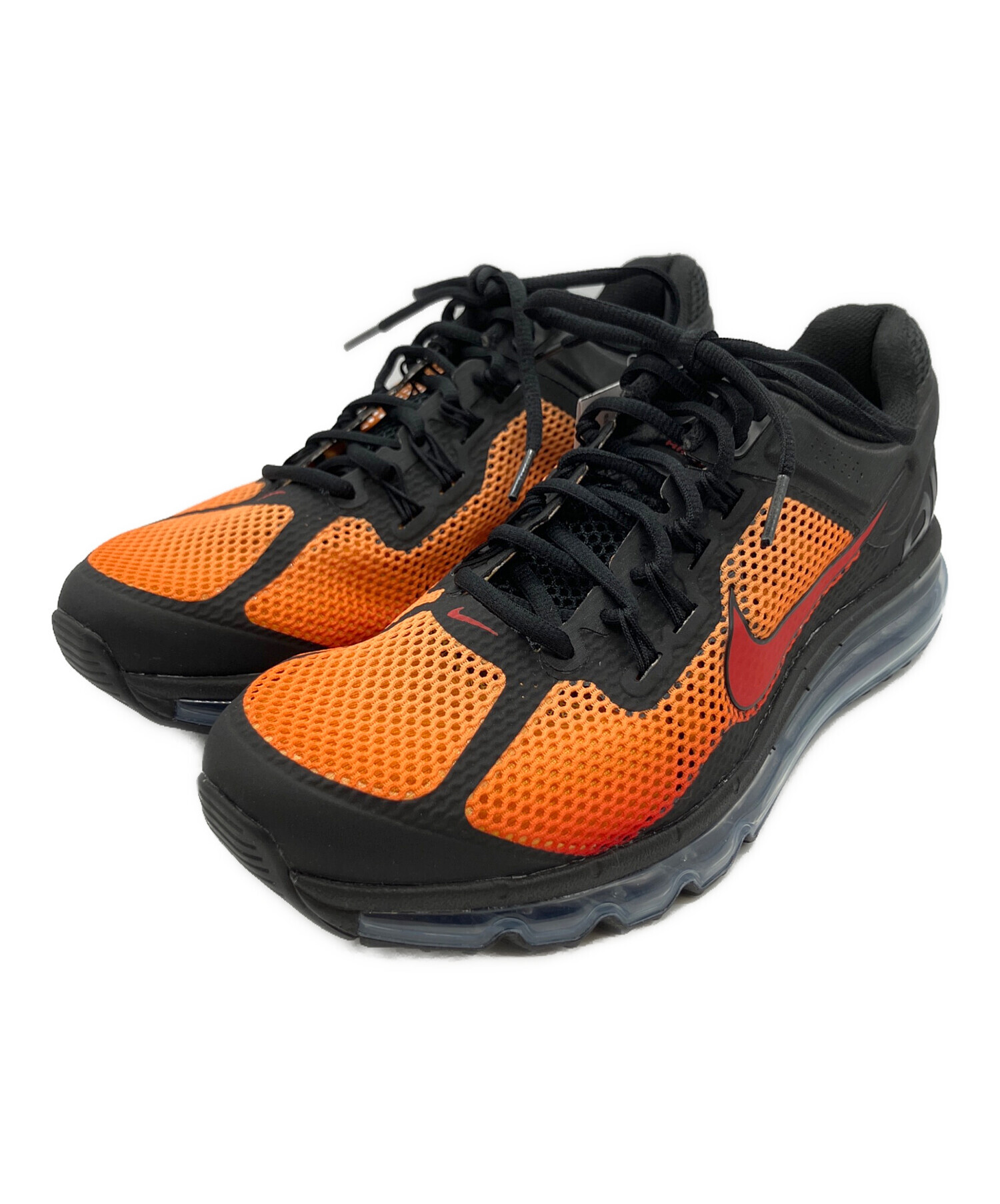 中古・古着通販】NIKE (ナイキ) エア マックス 2013 ブラック×オレンジ 