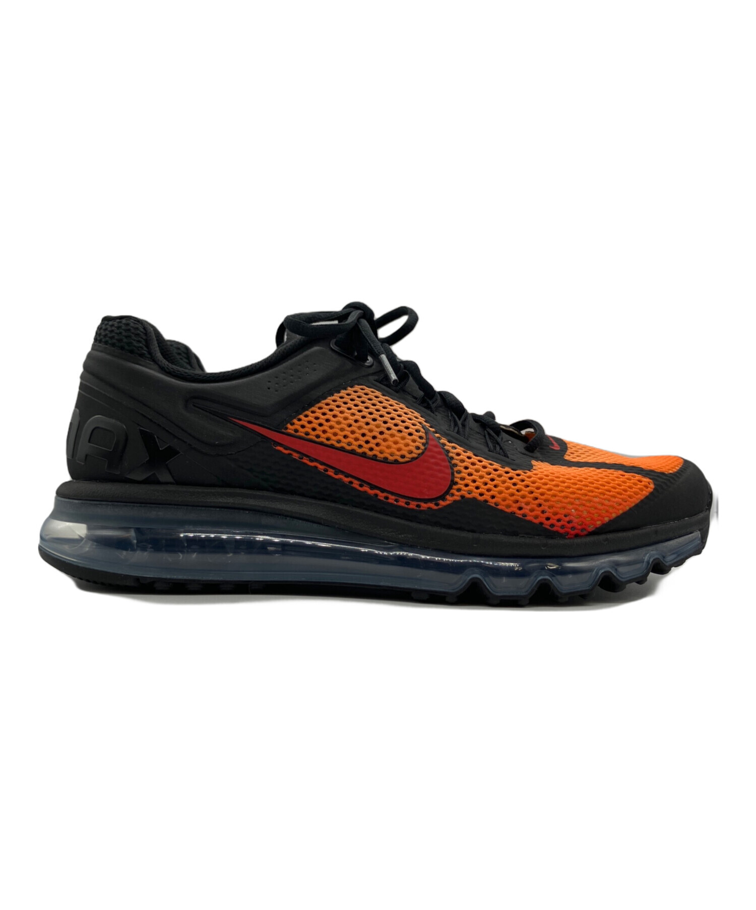 中古・古着通販】NIKE (ナイキ) エア マックス 2013 ブラック×オレンジ 