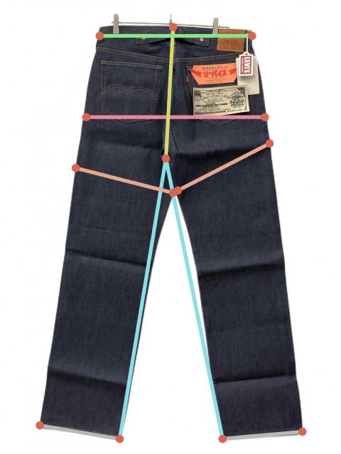 中古・古着通販】LEVI'S (リーバイス) 501XX KATAKANA インディゴ