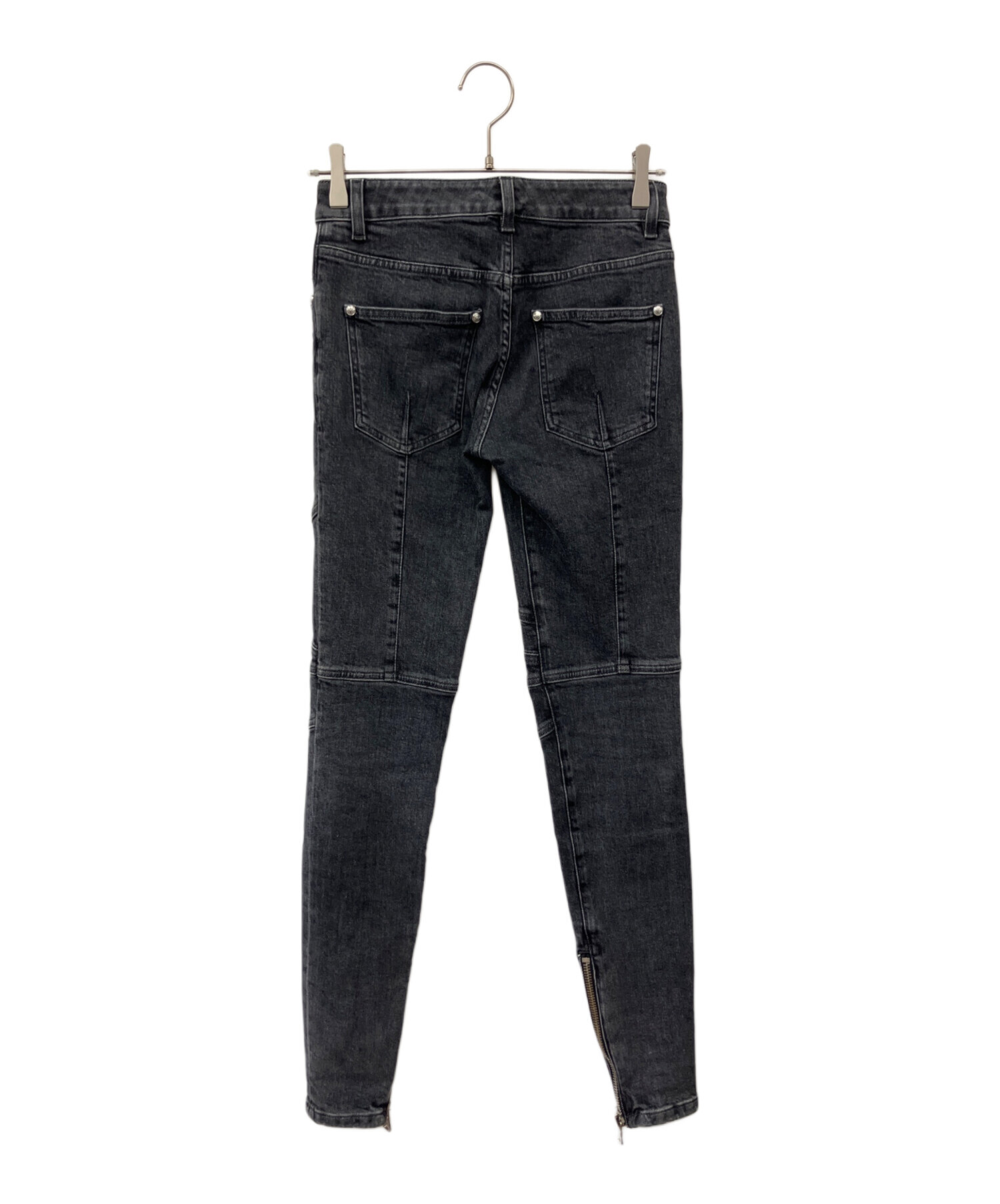 中古・古着通販】BALMAIN (バルマン) バイカーデニムパンツ