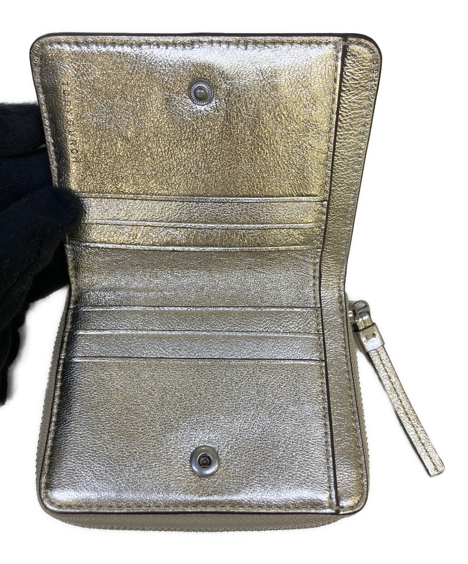 トリーバーチ　グレー財布　中古 中古・古着通販】TORY BURCH (トリーバーチ) 2つ折り財布｜ブランド