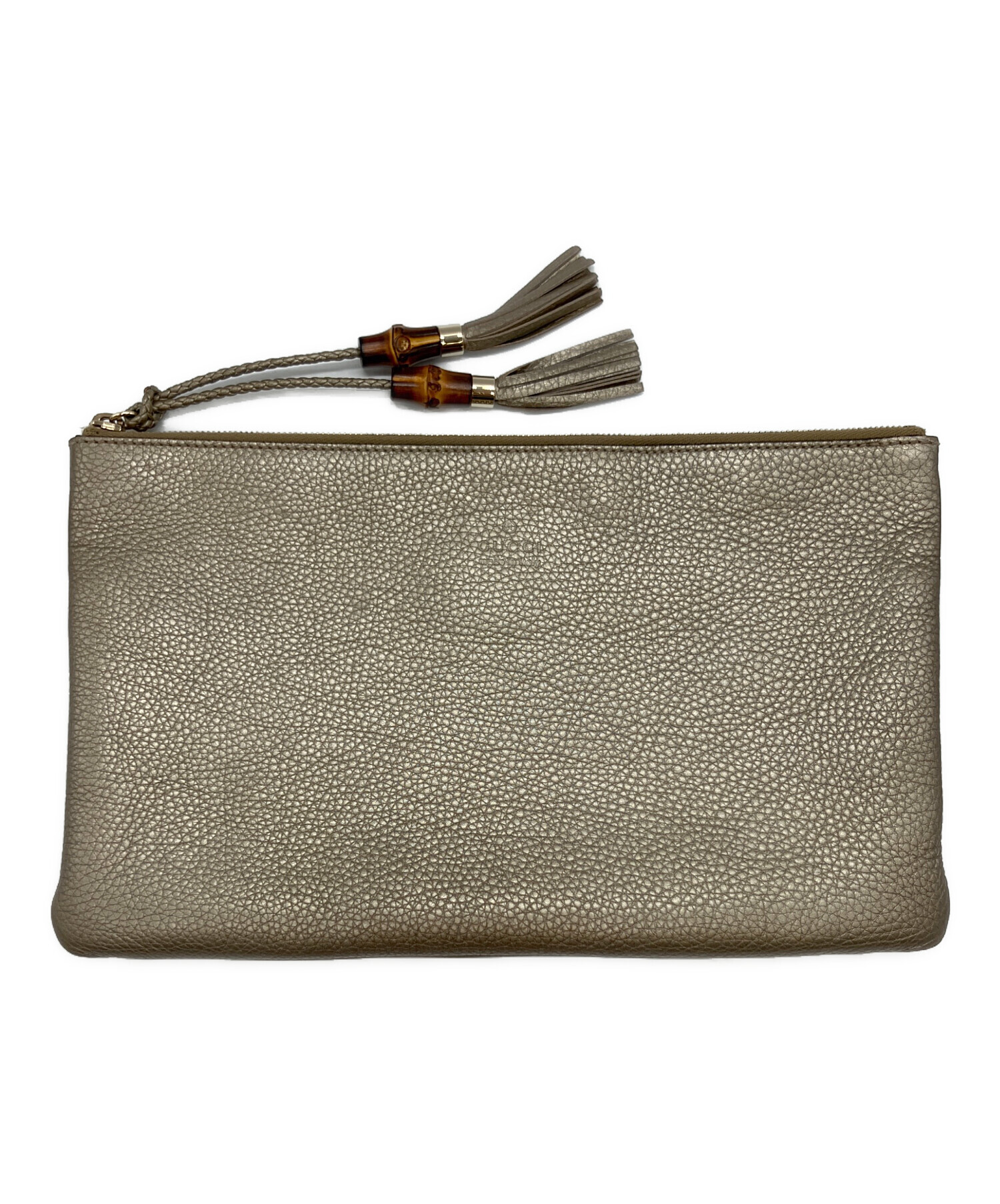 中古・古着通販】GUCCI (グッチ) クラッチバッグ シルバー｜ブランド