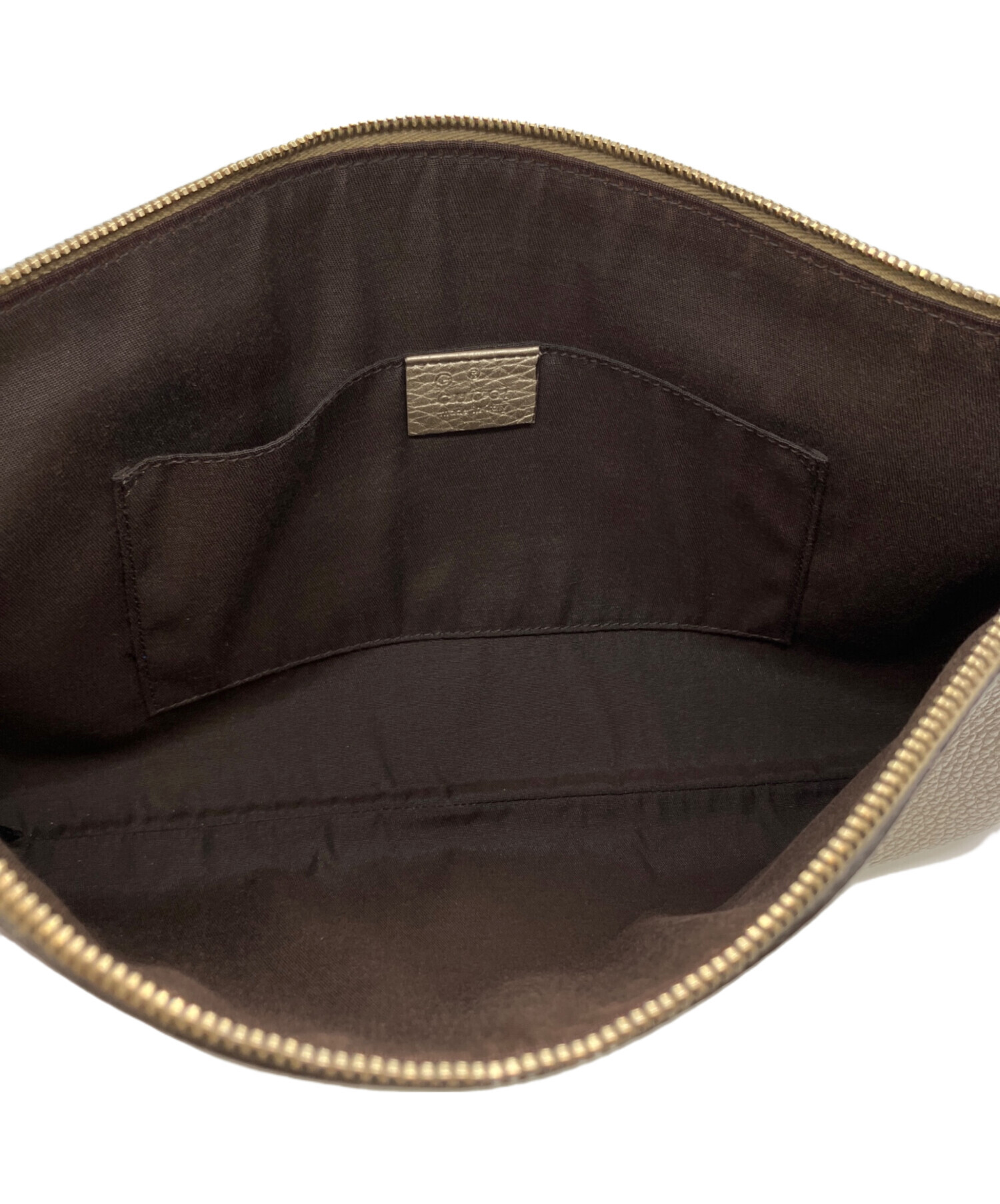 中古・古着通販】GUCCI (グッチ) クラッチバッグ シルバー｜ブランド 