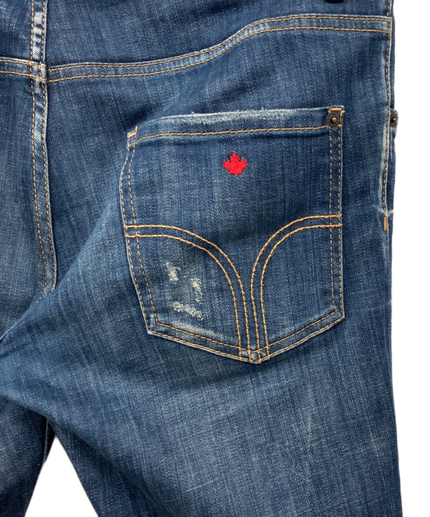 中古・古着通販】DSQUARED2 (ディースクエアード) 加工デニムパンツ