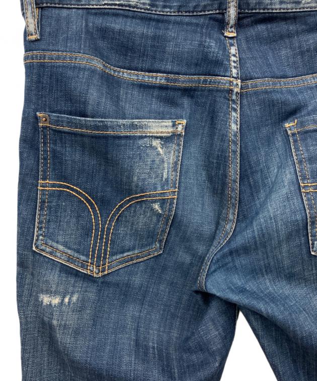 中古・古着通販】DSQUARED2 (ディースクエアード) 加工デニムパンツ