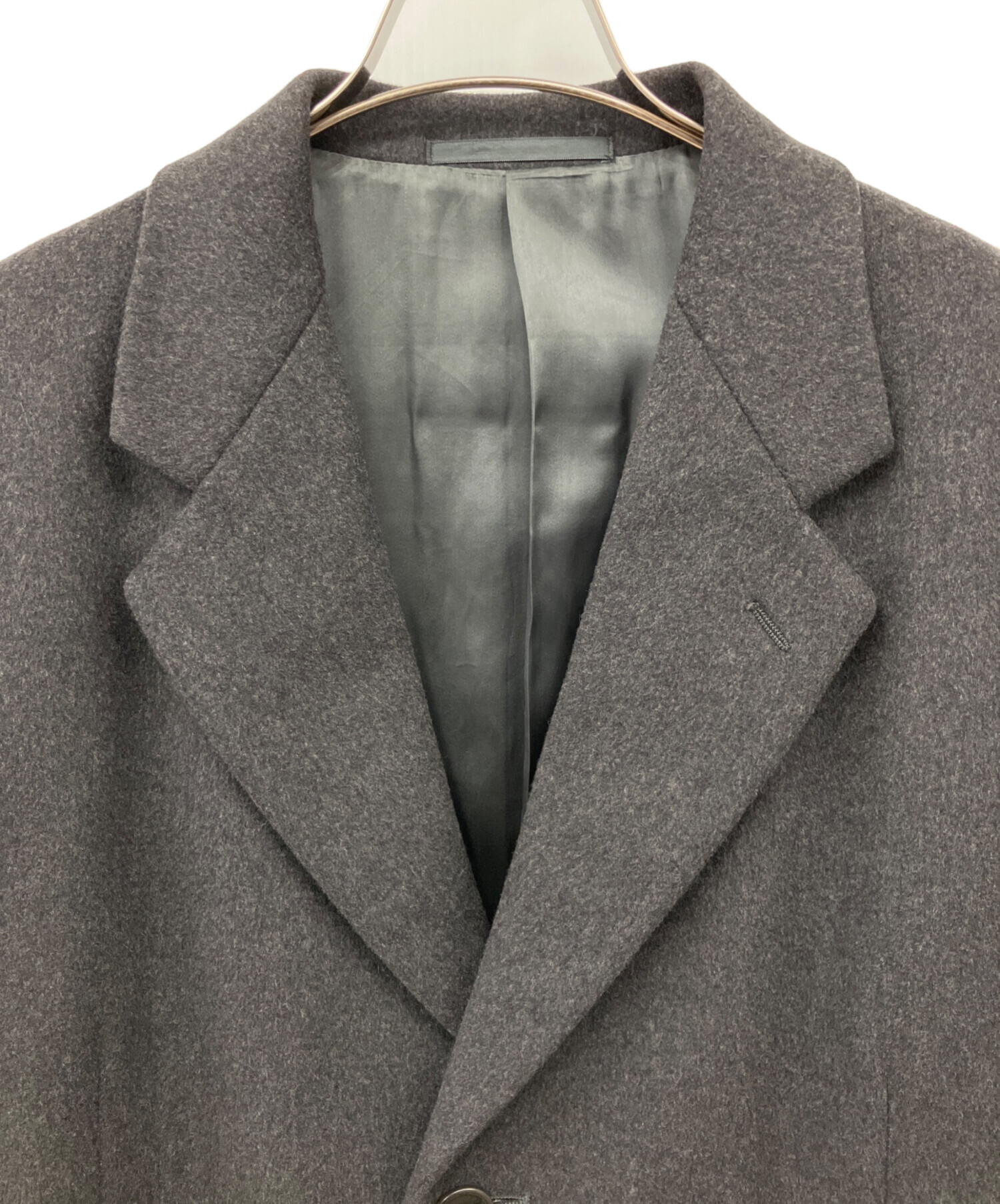 【美品】アルマーニ　コレツィオーニ　チェスターコート　グレー　Mサイズ 中古・古着通販】ARMANI COLLEZIONI (アルマーニ コレツィオーニ