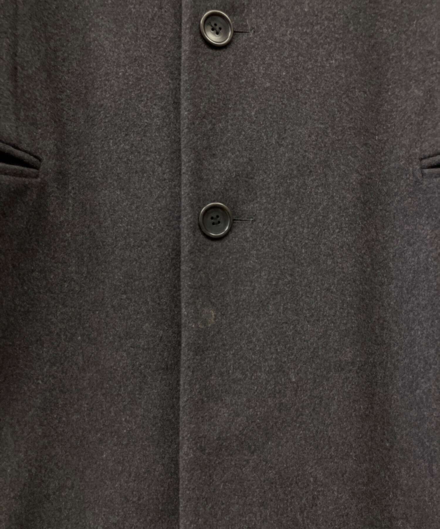 【美品】アルマーニ　コレツィオーニ　チェスターコート　グレー　Mサイズ 中古・古着通販】ARMANI COLLEZIONI (アルマーニ コレツィオーニ