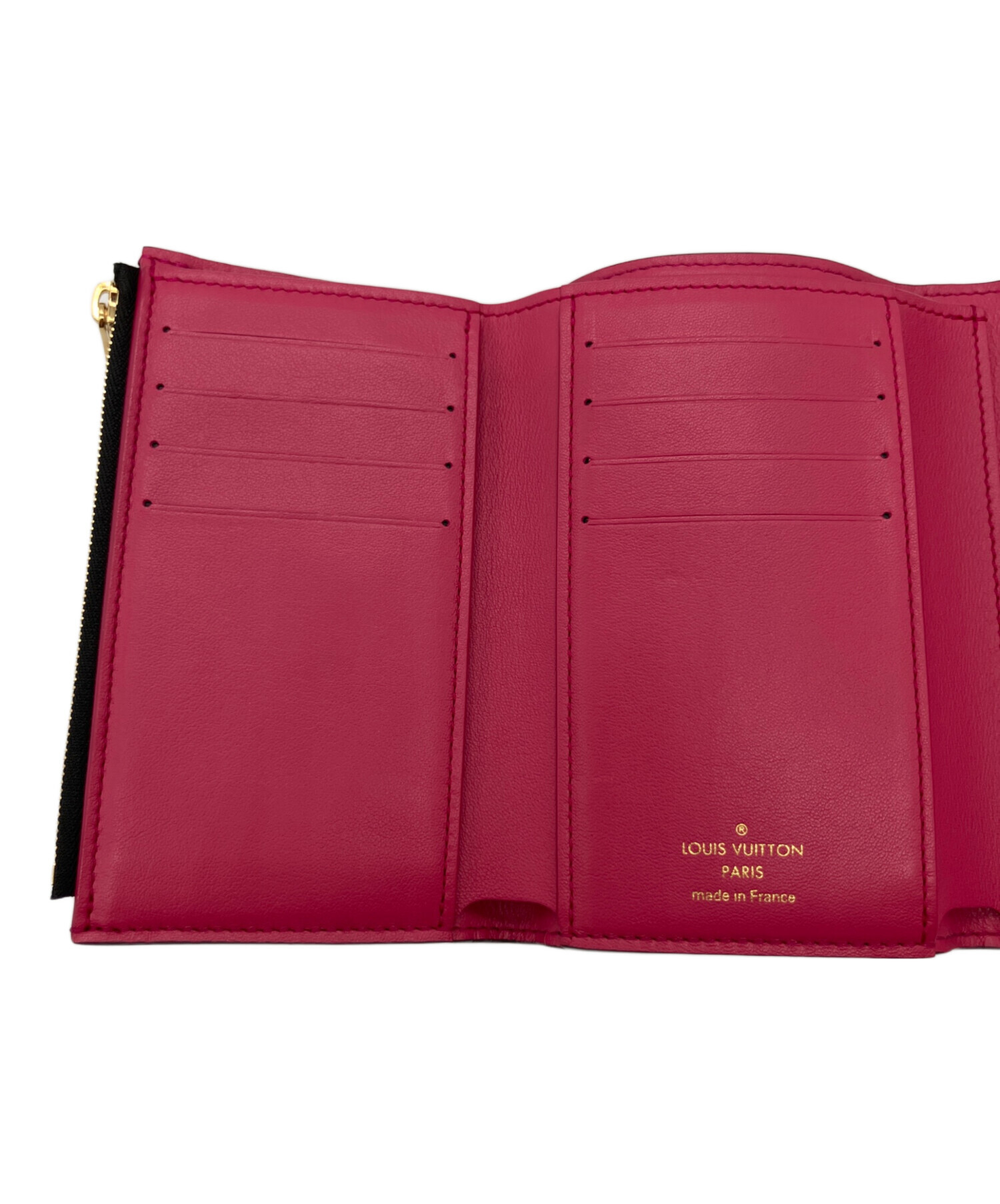 中古・古着通販】LOUIS VUITTON (ルイ ヴィトン) 3つ折り財布 ブラック 