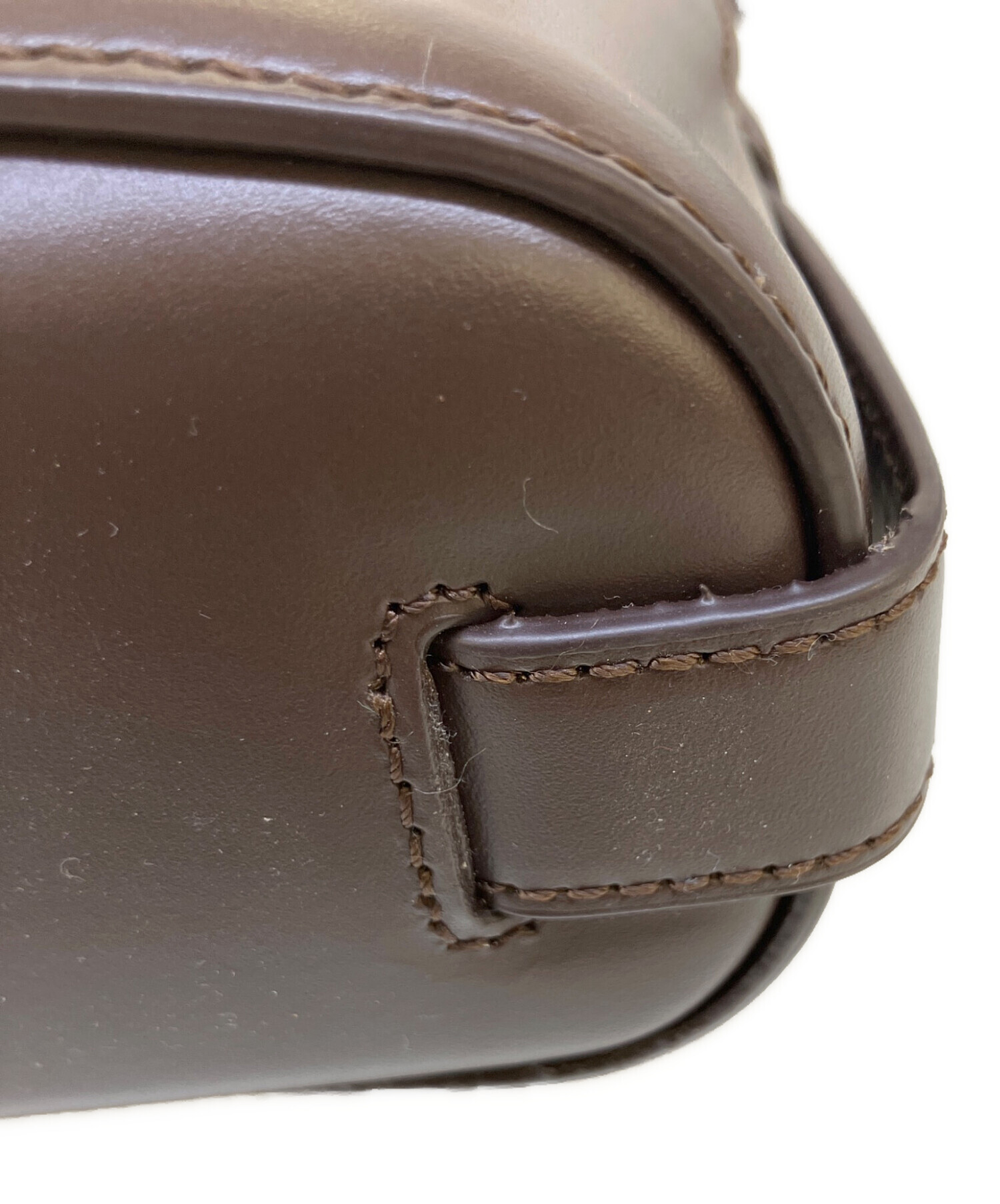 中古・古着通販】POLENE (ポレーヌ) レザーバッグ ブラウン｜ブランド