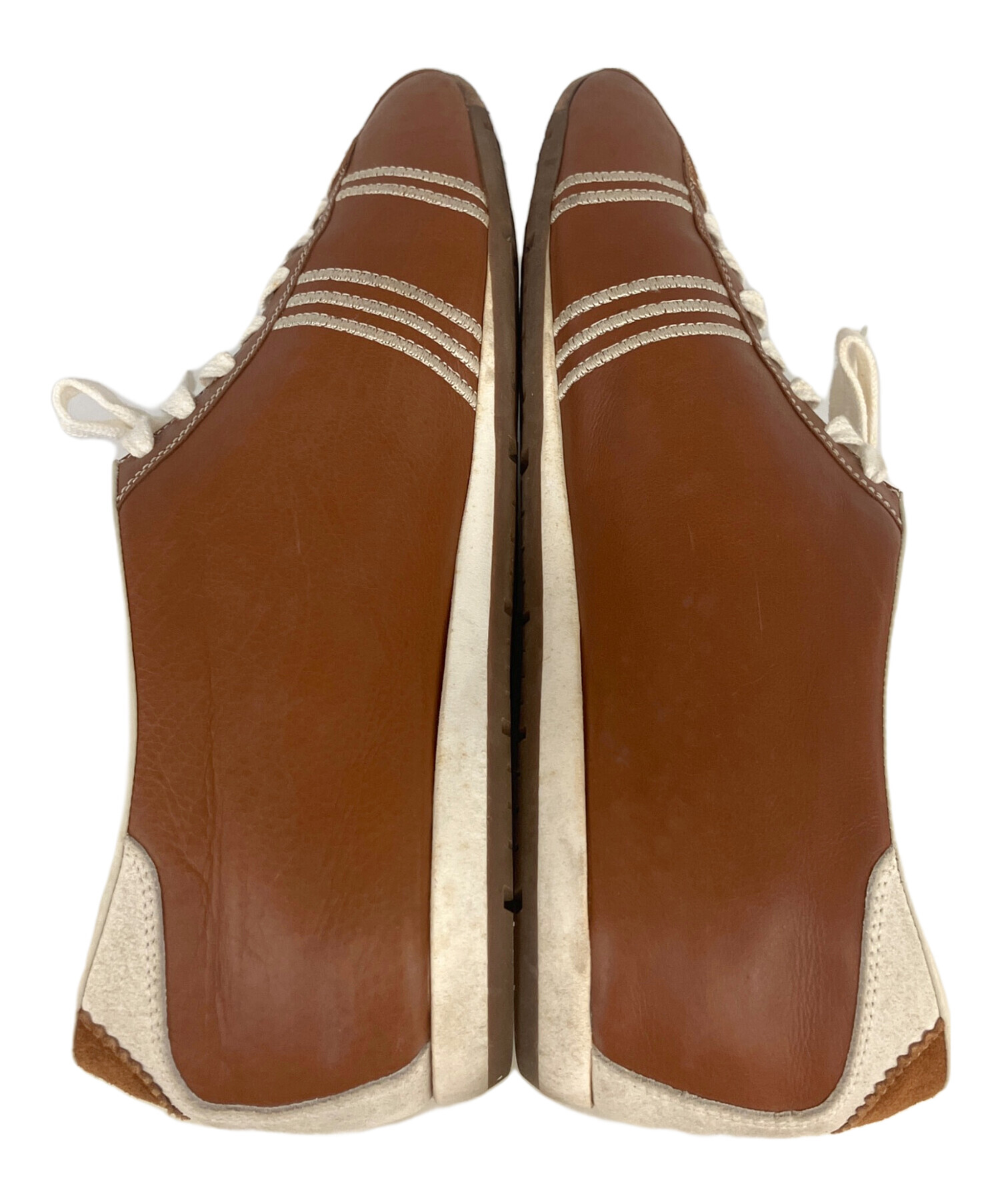 中古・古着通販】Santoni (サントーニ) レザースニーカー ブラウン