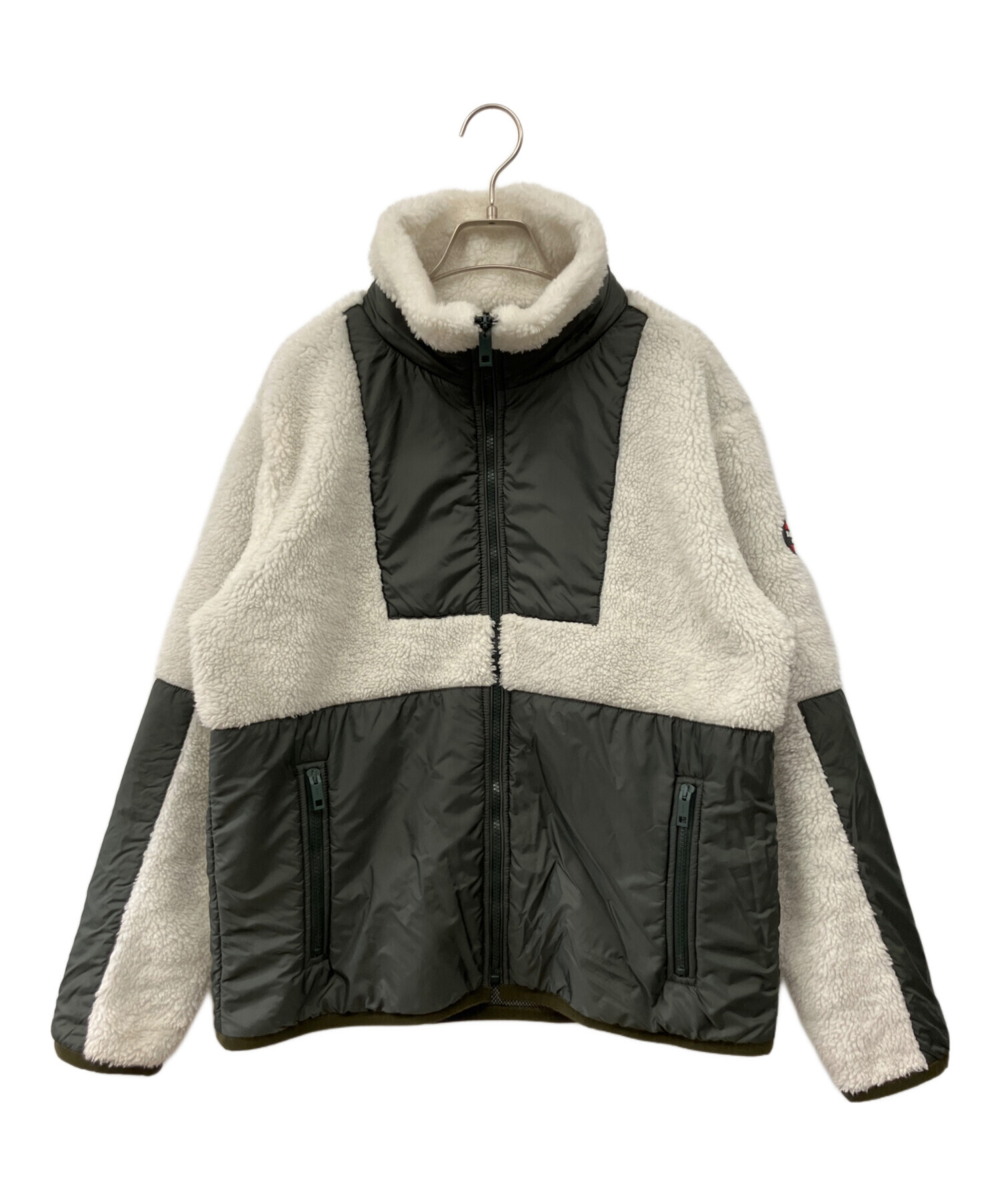 中古・古着通販】BALLY (バリー) ボア切替ジャケット オリーブ 