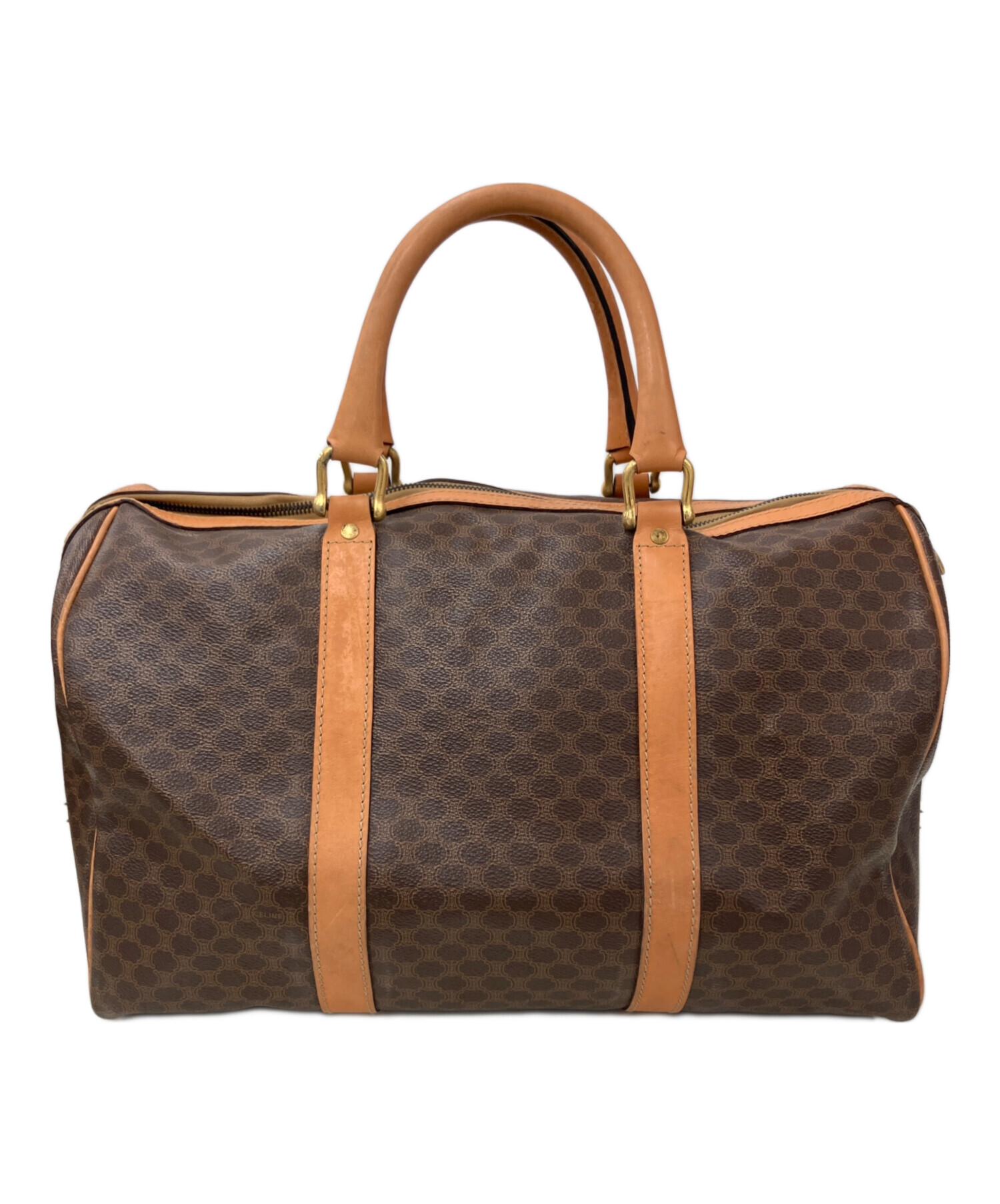 CELINE ブラウン ボストンバッグ 中古・古着通販】CELINE (セリーヌ) ボストンバッグ ブラウン