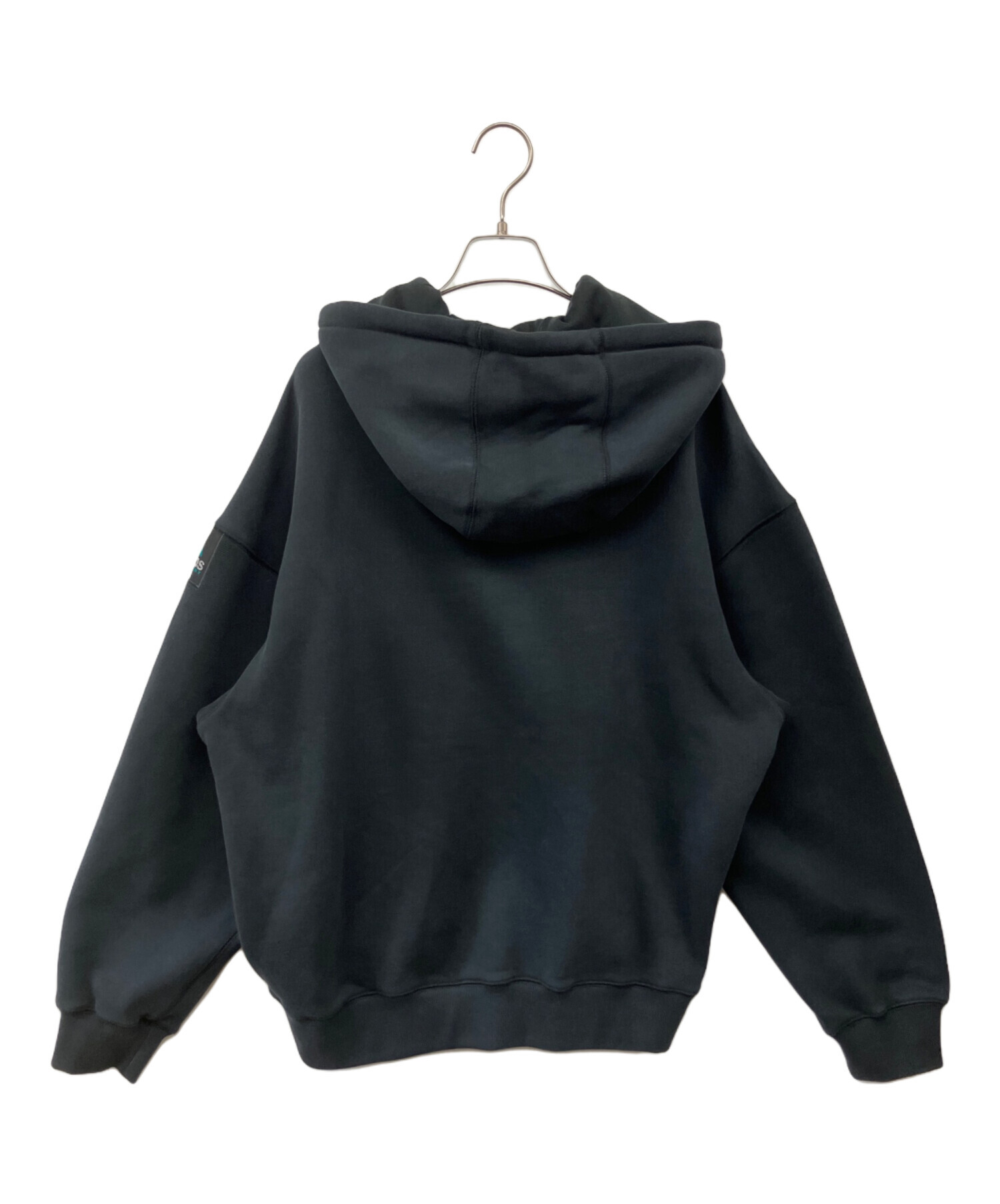 中古・古着通販】adidas (アディダス) ジップパーカー ブラック サイズ