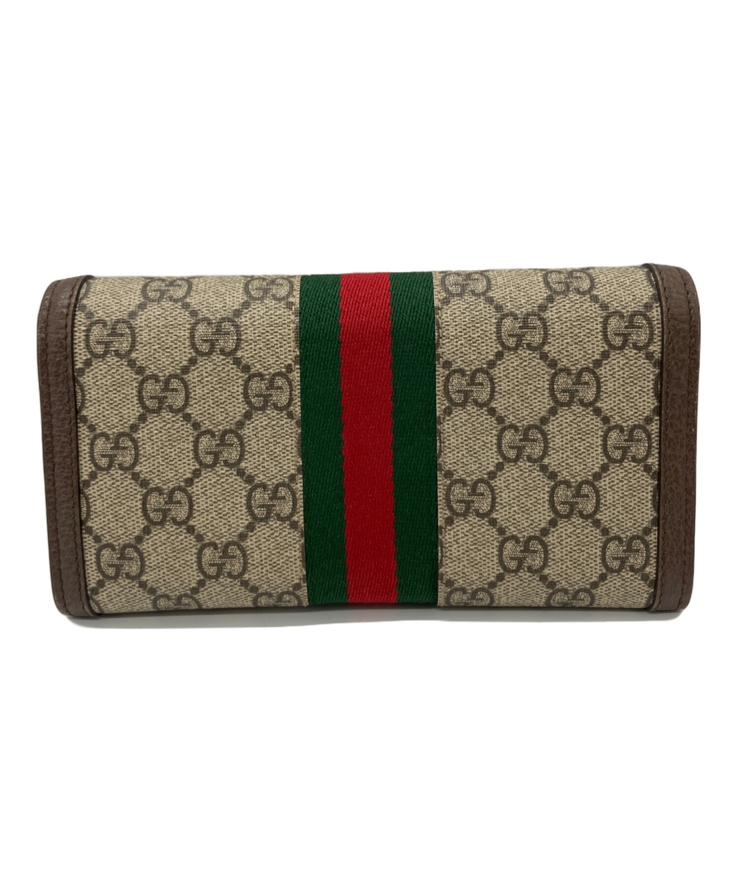 中古・古着通販】GUCCI (グッチ) 長財布 ブラウン｜ブランド・古着通販