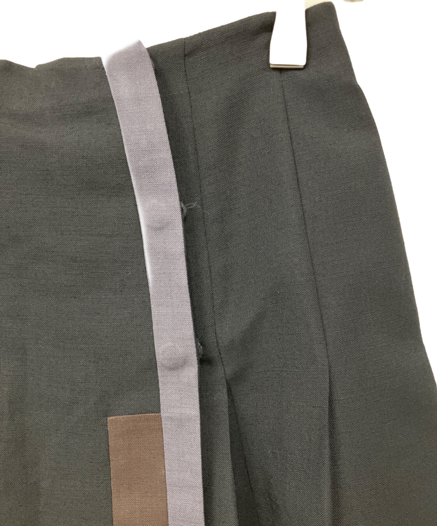 中古・古着通販】PRADA (プラダ) ロングスカート ネイビー サイズ:38