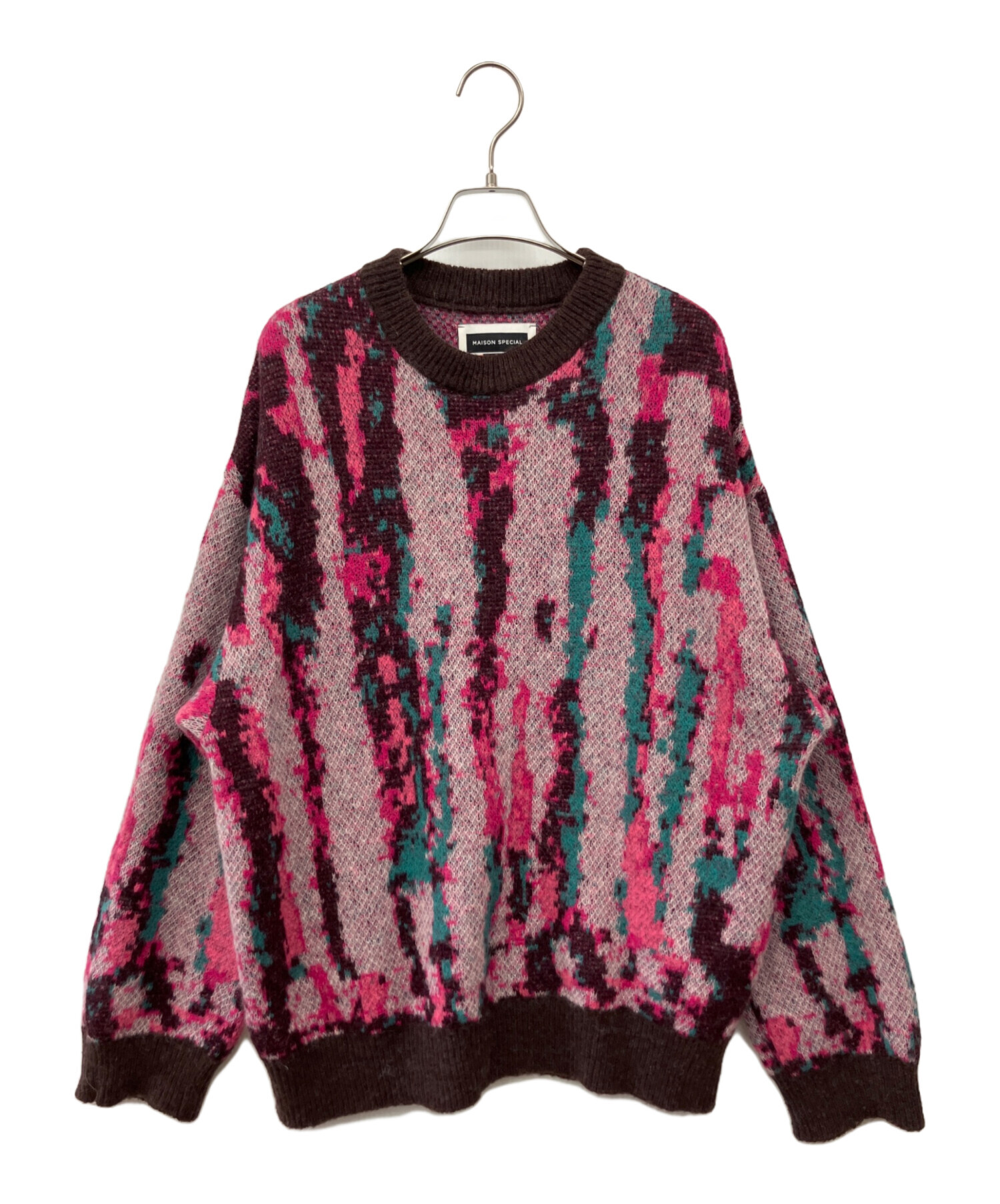 今期　メゾンスペシャル　ニット　ピンク 中古・古着通販】MAISON SPECIAL (メゾンスペシャル) 厚手ニット