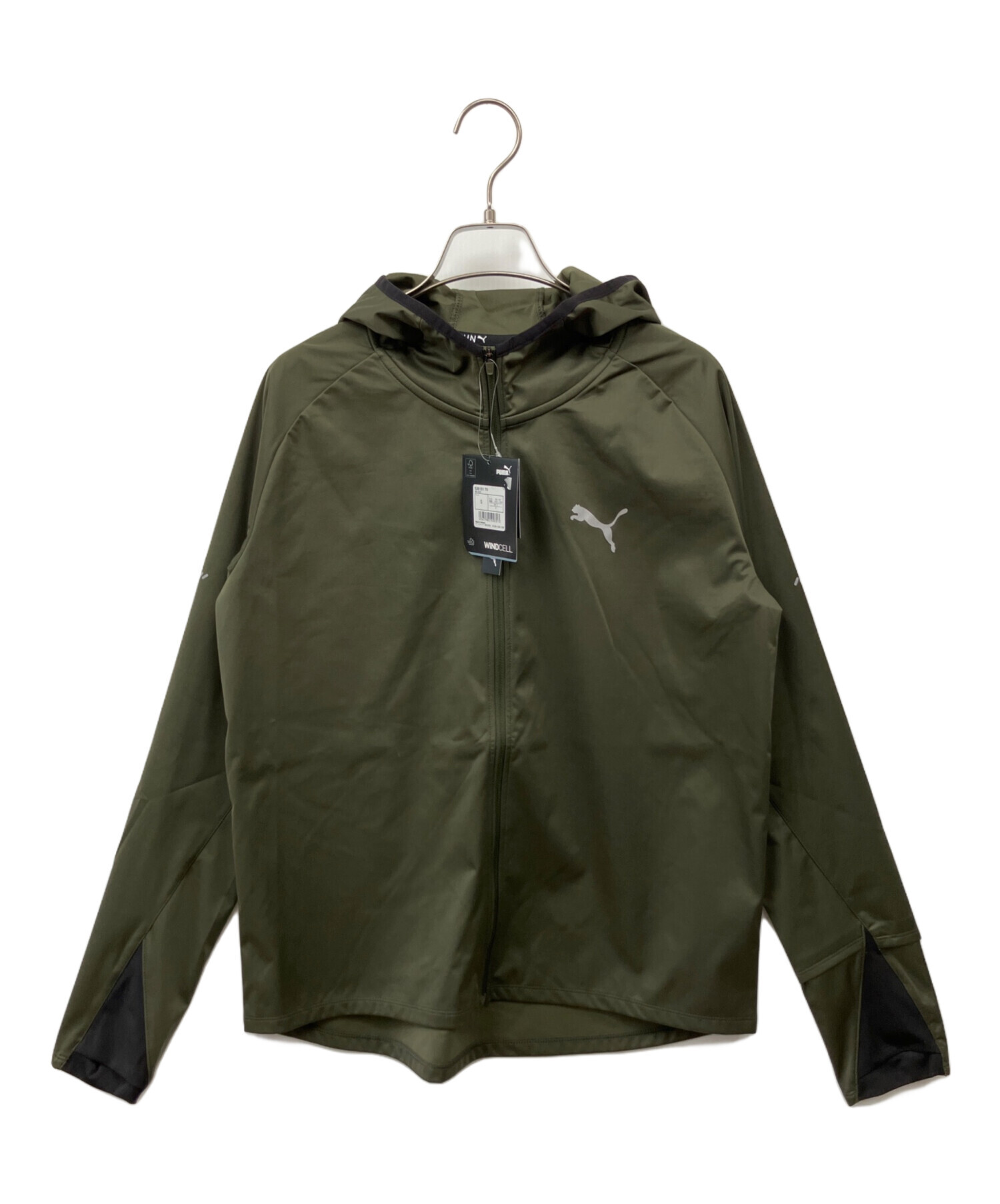 中古・古着通販】PUMA (プーマ) ウインドブレーカー オリーブ サイズ:S
