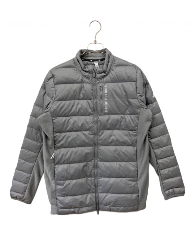 adidas アディダス ゴルフ ダウンジャケット Mサイズ グレー系 中古・古着通販】adidas (アディダス) ゴルフダウンジャケット グレー