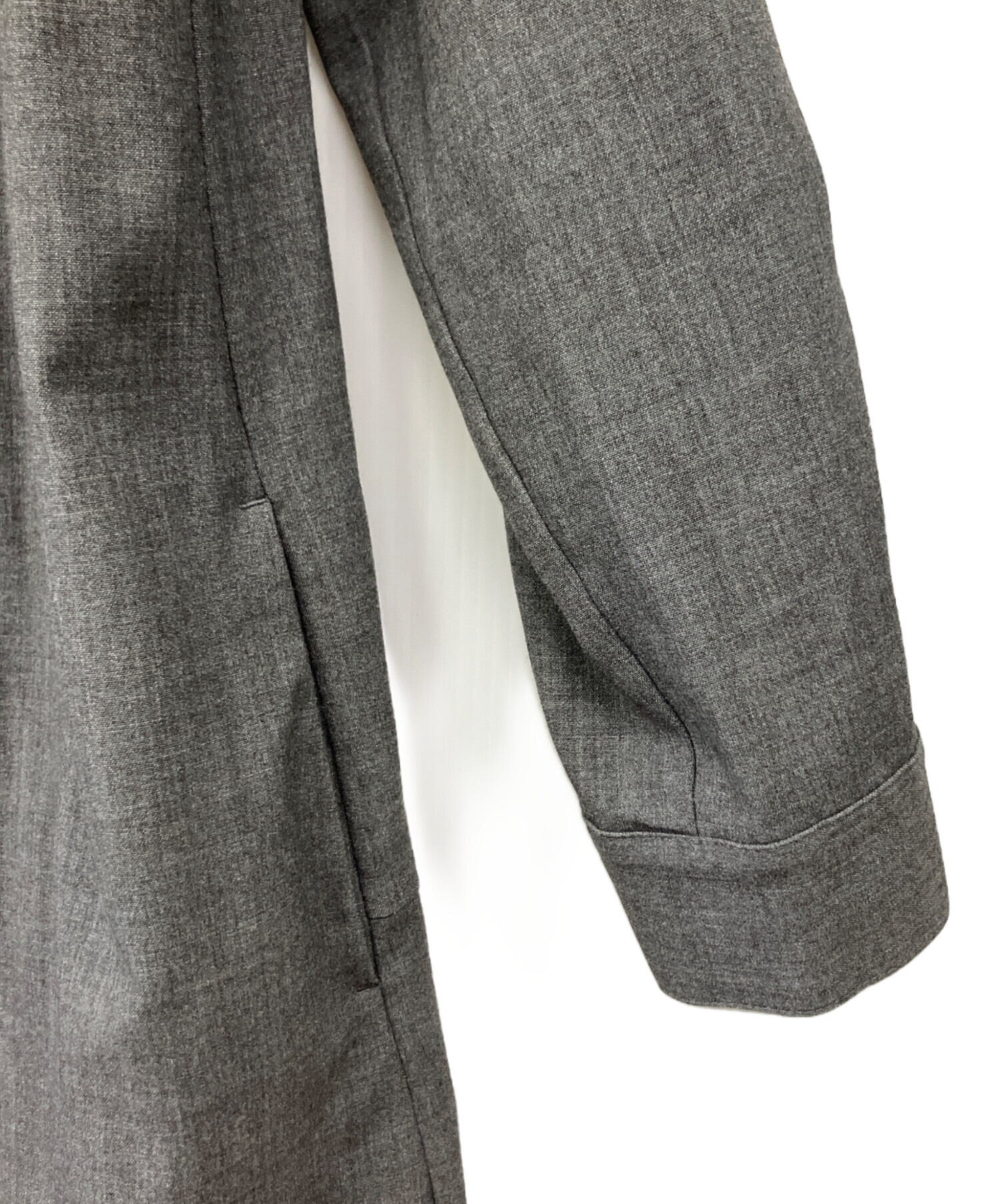中古・古着通販】FRED PERRY (フレッドペリー) 長袖ワンピース グレー
