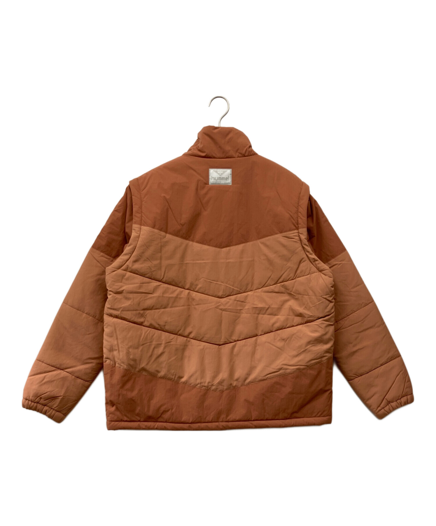 アストンヴィラ hummel フリースジャケット 古着　L 中古・古着通販】hummel (ヒュンメル) 中綿ジャケット ブラウン サイズ