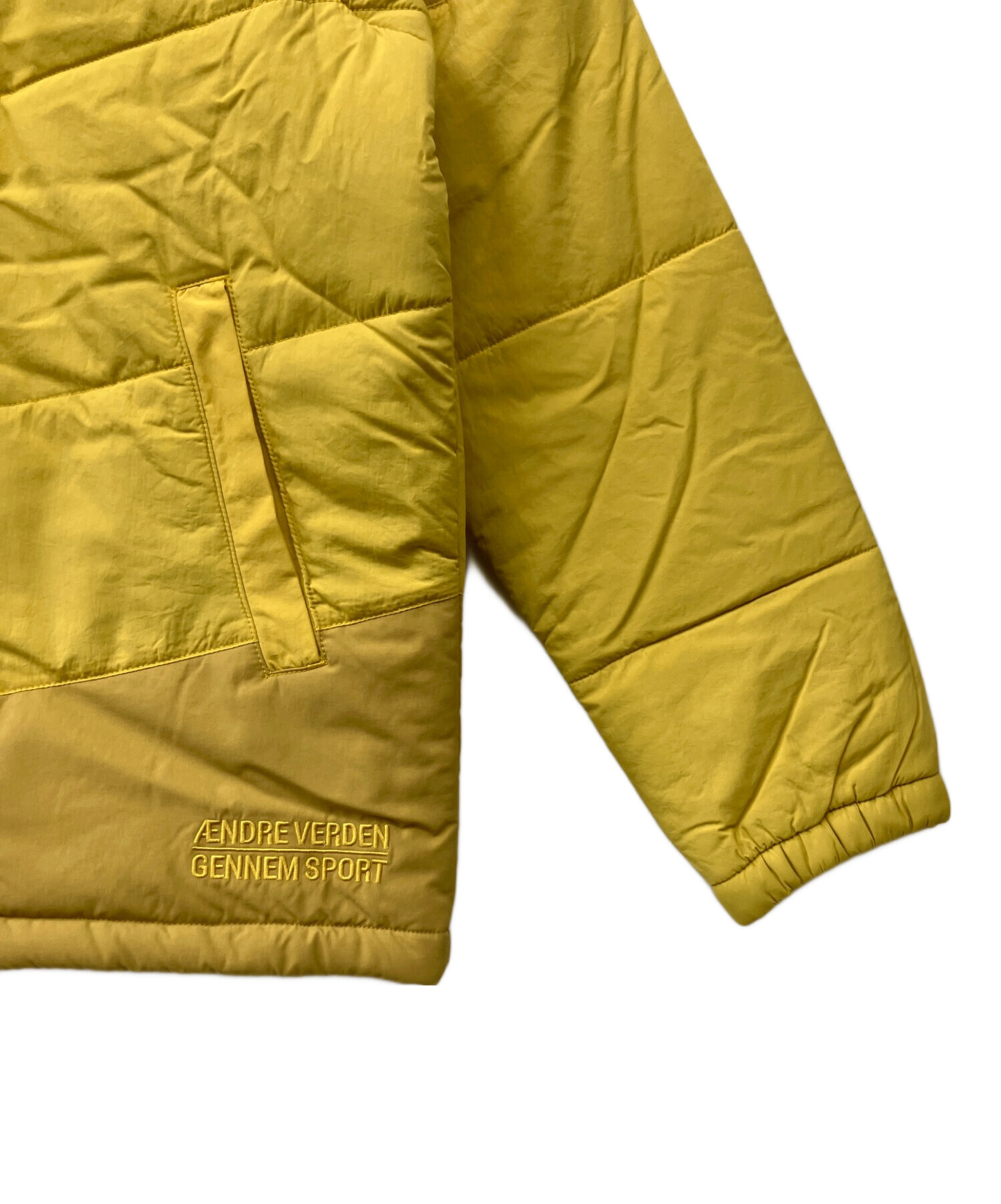 中古・古着通販】hummel (ヒュンメル) 中綿ジャケット イエロー サイズ 