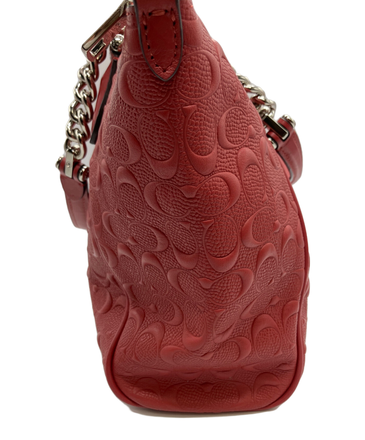 中古・古着通販】COACH (コーチ) 2WAYバッグ レッド｜ブランド・古着