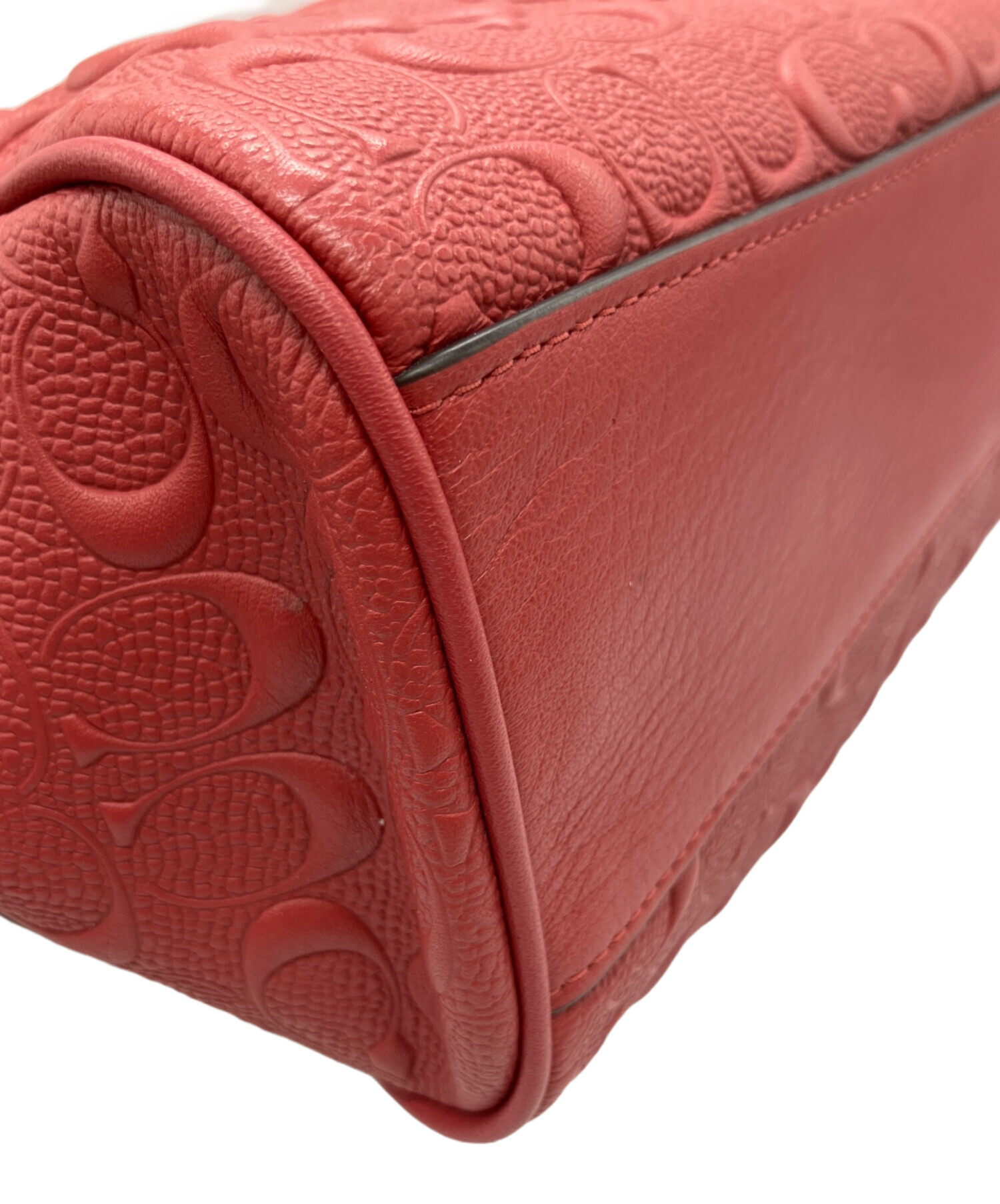 中古・古着通販】COACH (コーチ) 2WAYバッグ レッド｜ブランド・古着