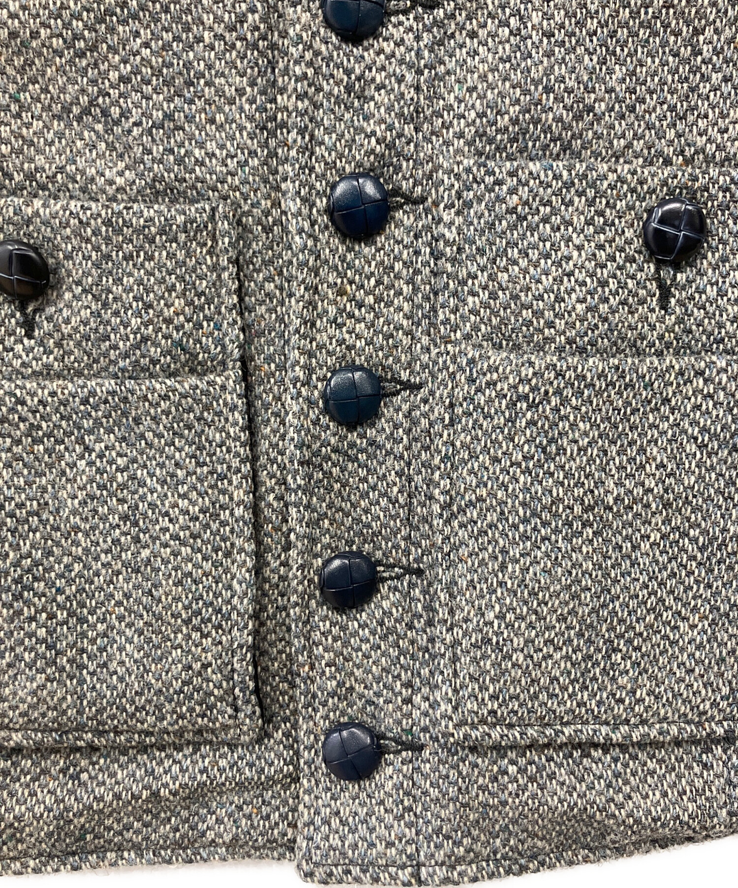 中古・古着通販】Harris Tweed (ハリスツイード) ベスト ライトグレー