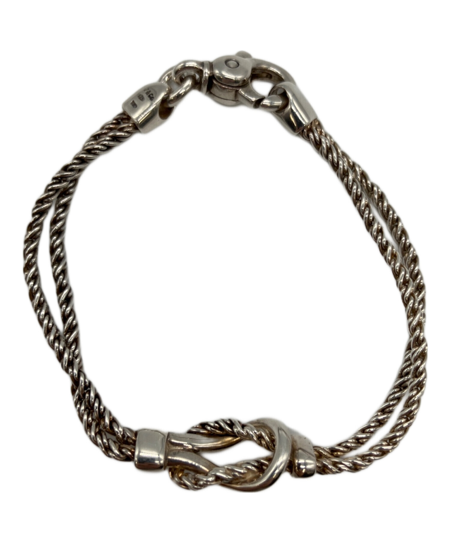 中古・古着通販】Tiffany & Co. (ティファニー) シルバーブレスレット