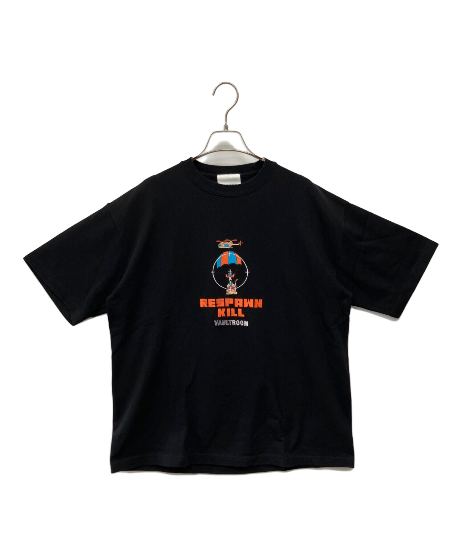 中古・古着通販】VAULTROOM (ボルトルーム) 半袖Tシャツ ブラック 