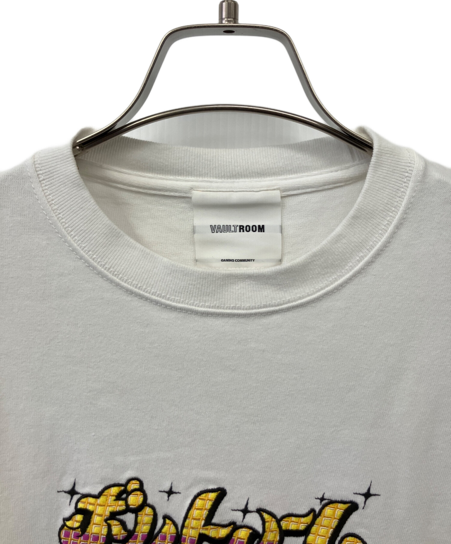 中古・古着通販】VAULTROOM (ボルトルーム) 半袖Tシャツ ホワイト 
