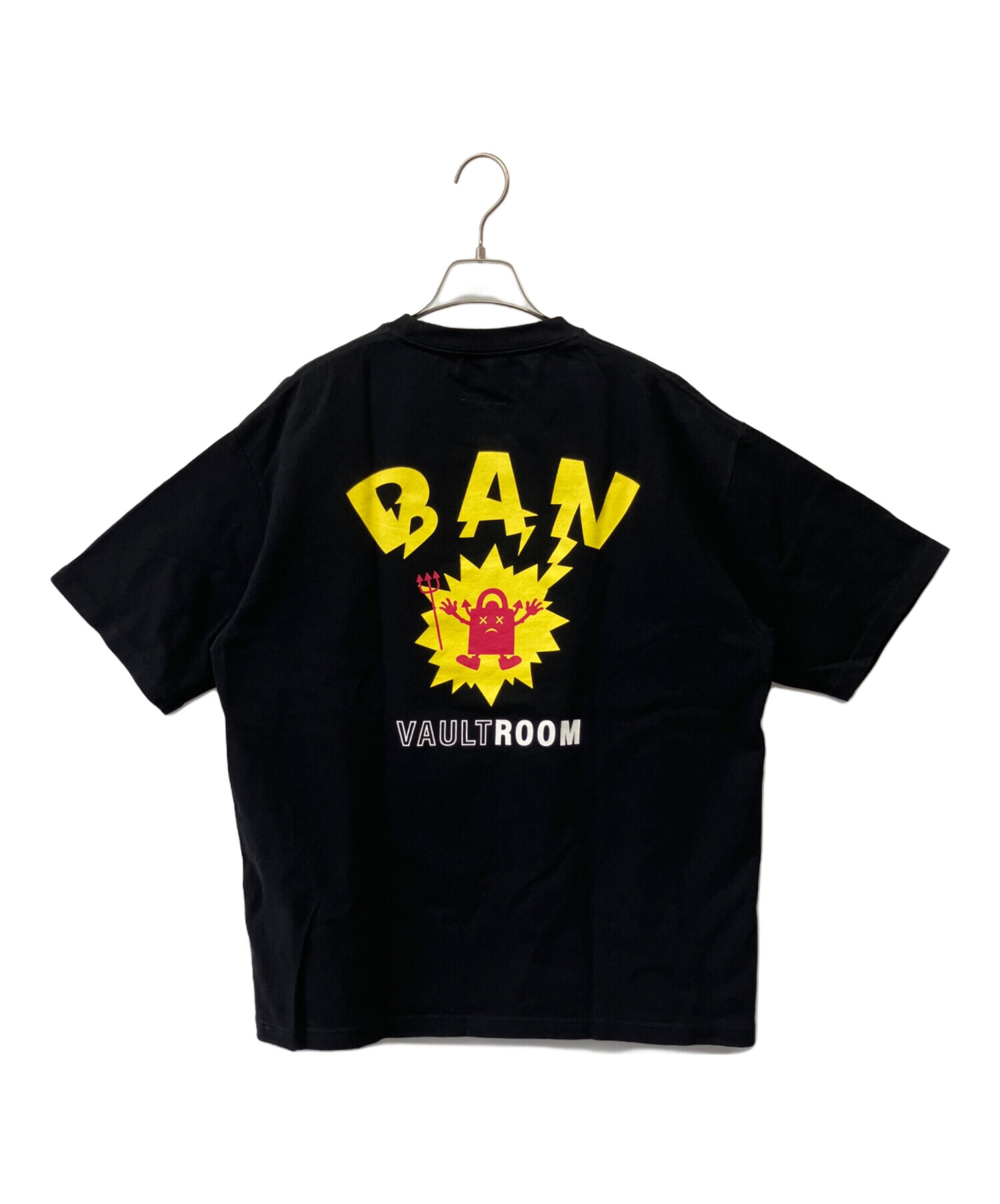 中古・古着通販】VAULTROOM (ボルトルーム) 半袖Tシャツ ブラック 