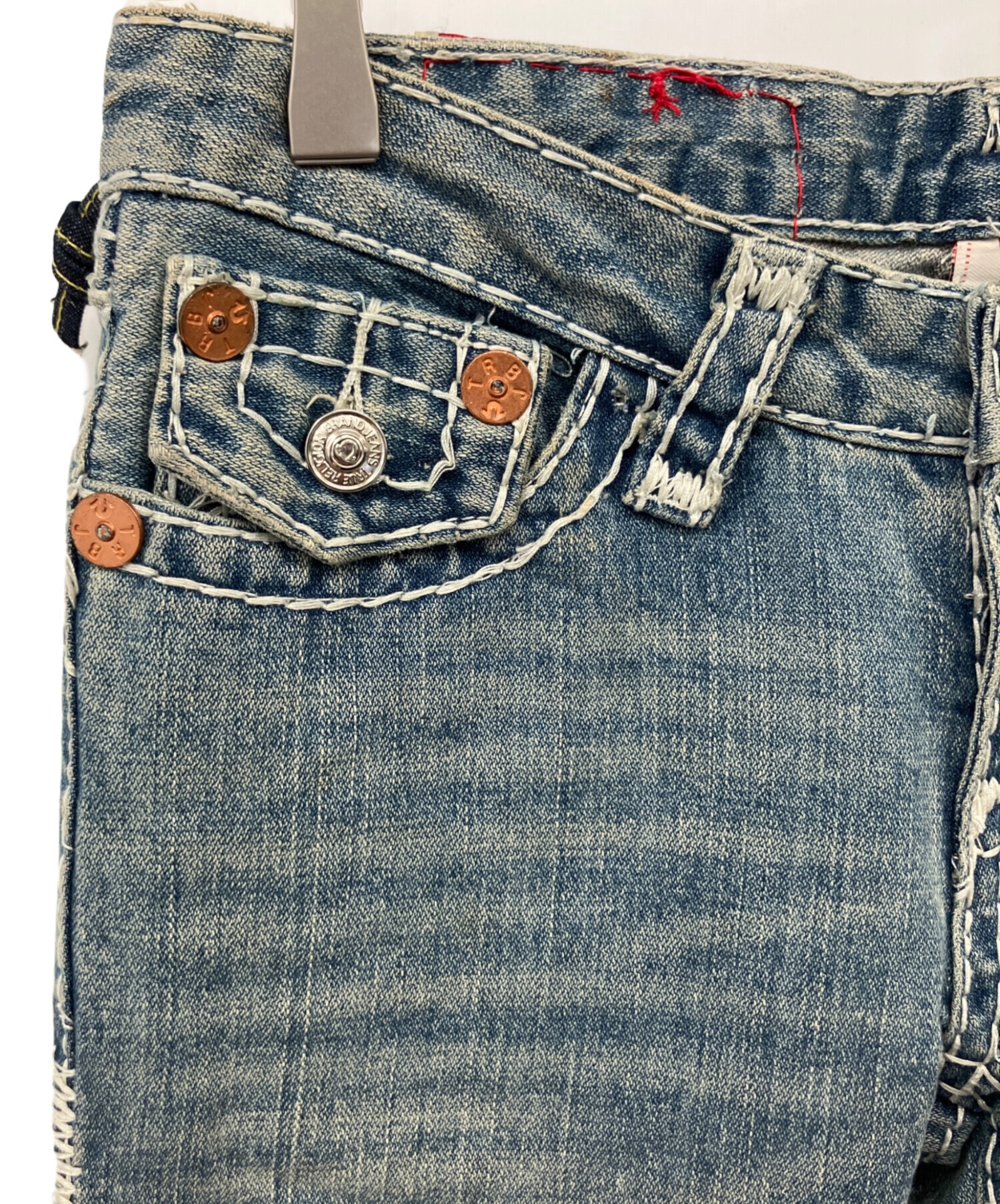 True Religion ダメージ加工デニム 27 中古・古着通販】TRUE RELIGION (トゥルー レリジョン) デニムパンツ