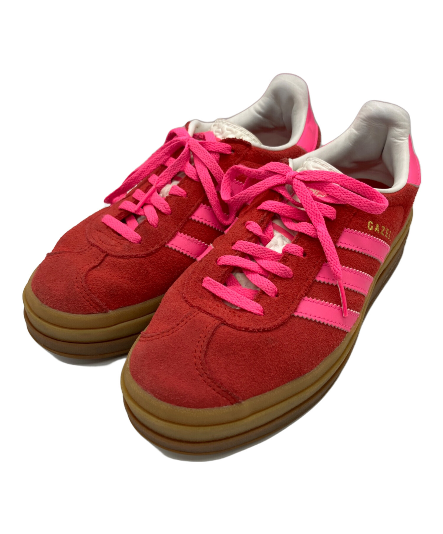 中古・古着通販】adidas (アディダス) ガゼルボールド レッド×ピンク 